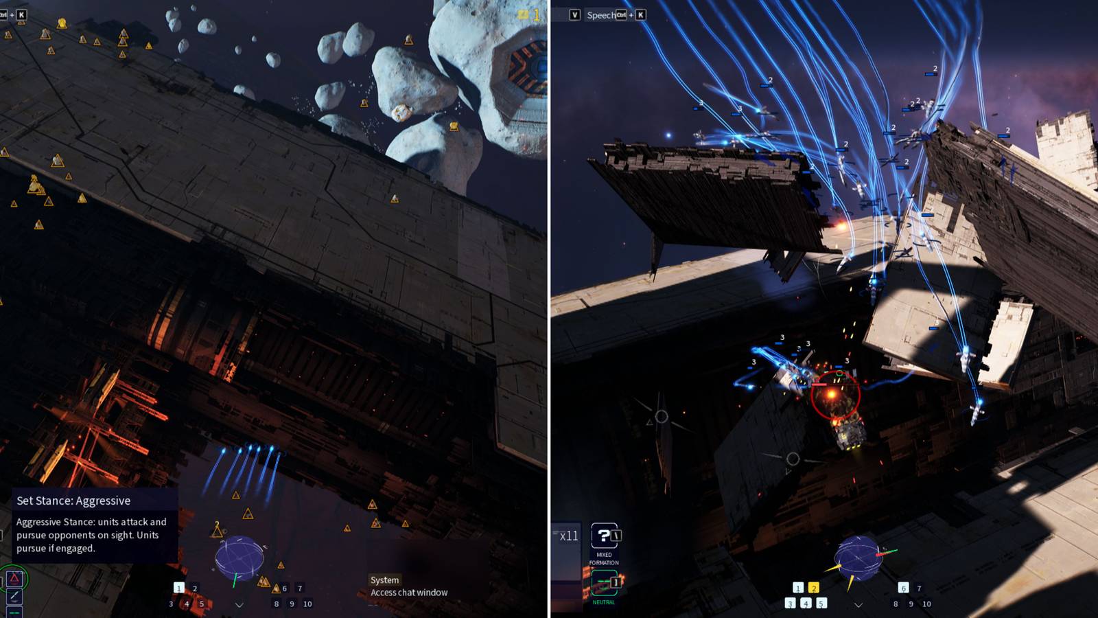 A Player Using Cover & Attacking A Frigate Using Cover