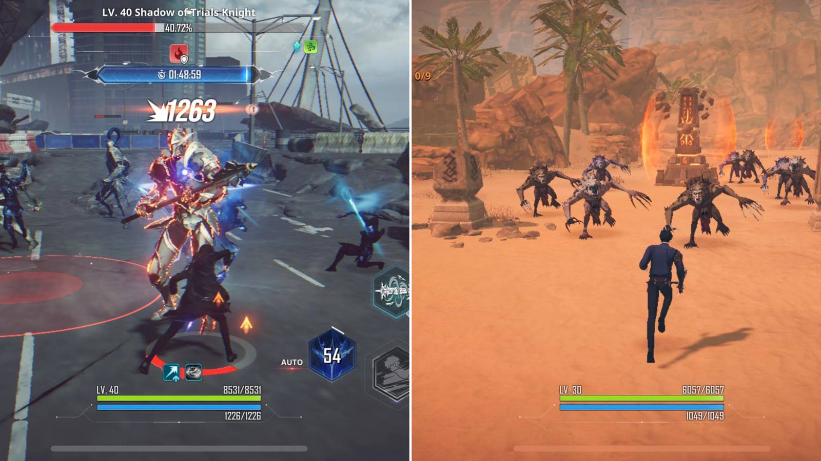 Sung Jinwoo Fighting In Two Dungeons 