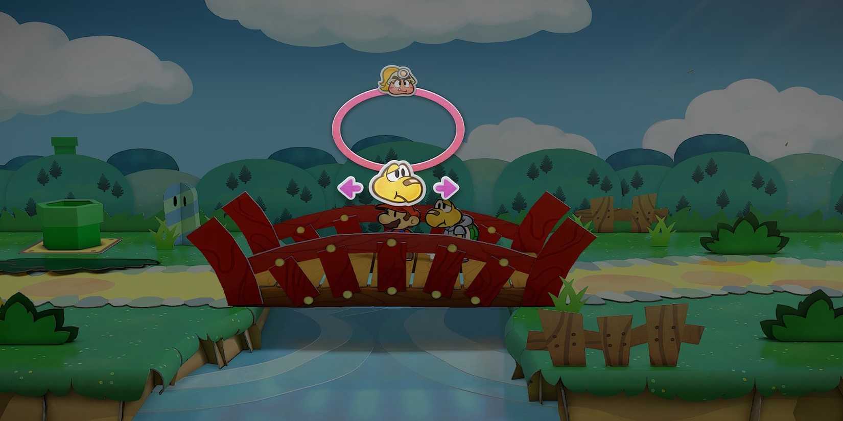 Using the Partner Wheel in Paper Mario The Thousand-Year Door