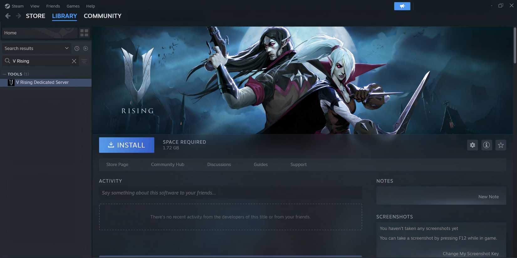 V Rising 1.0 How to Download a V Rising Dedicated Server