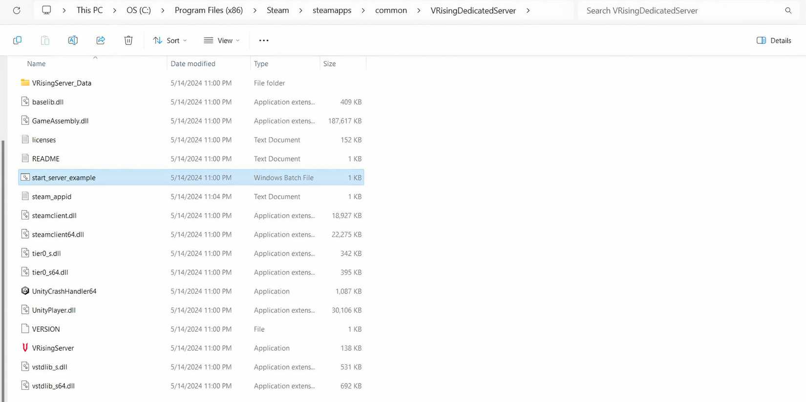 V Rising 1.0 Dedicated Server