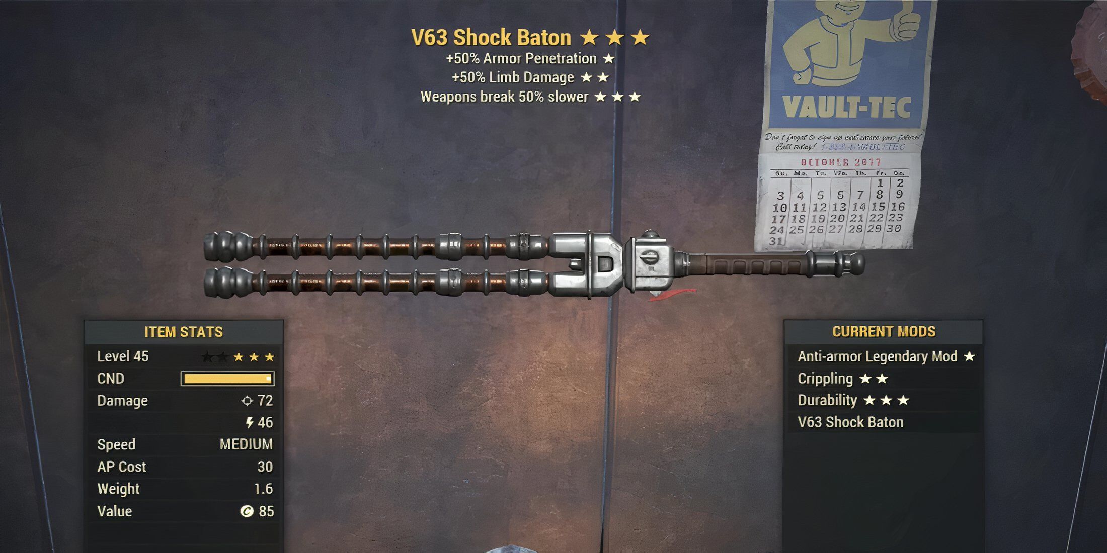 New Weapons Introduced With The Skyline Valley Update In Fallout 76