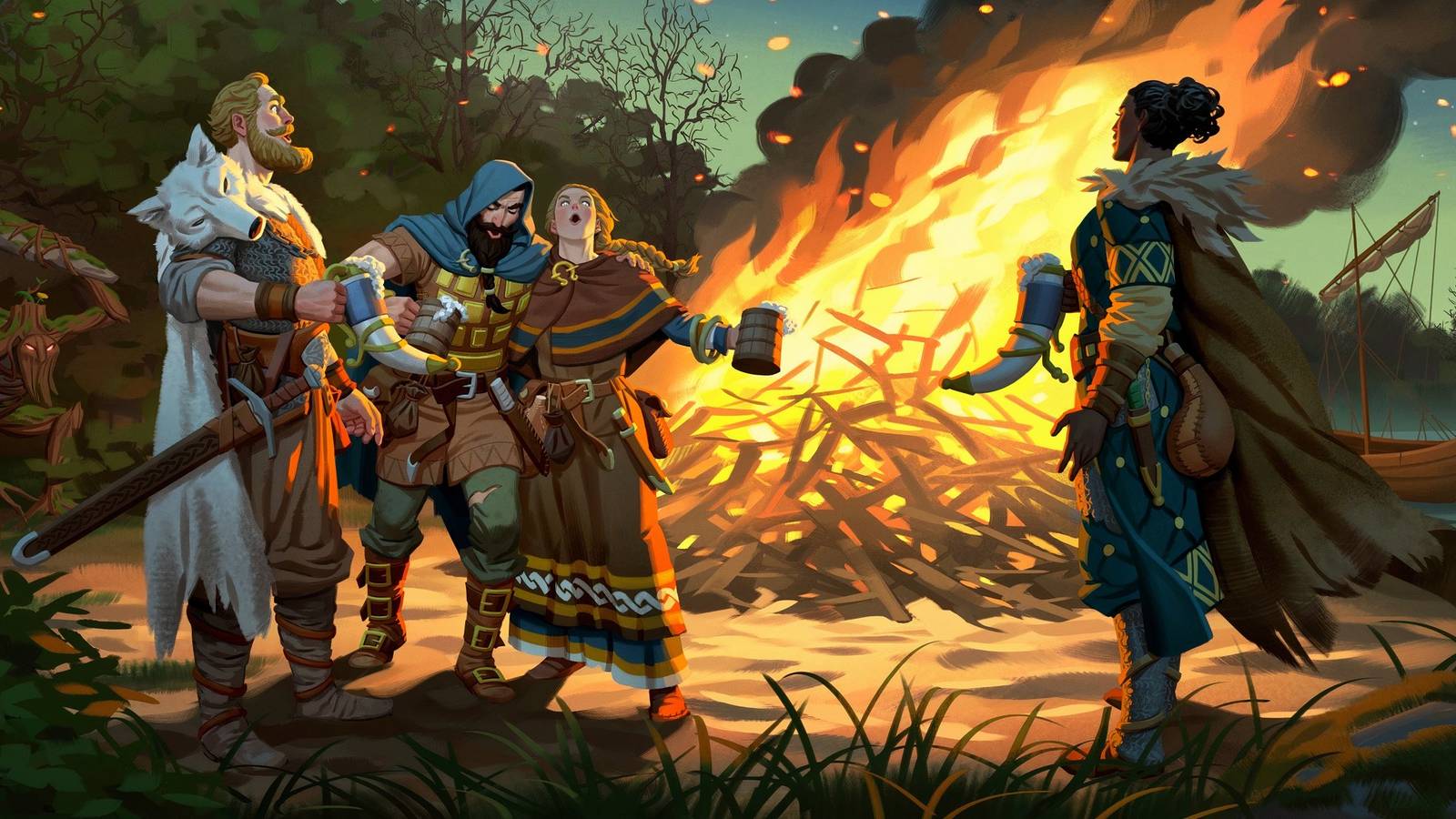 Valheim Engine Valheim Player Builds Incredible Suspension Bridge