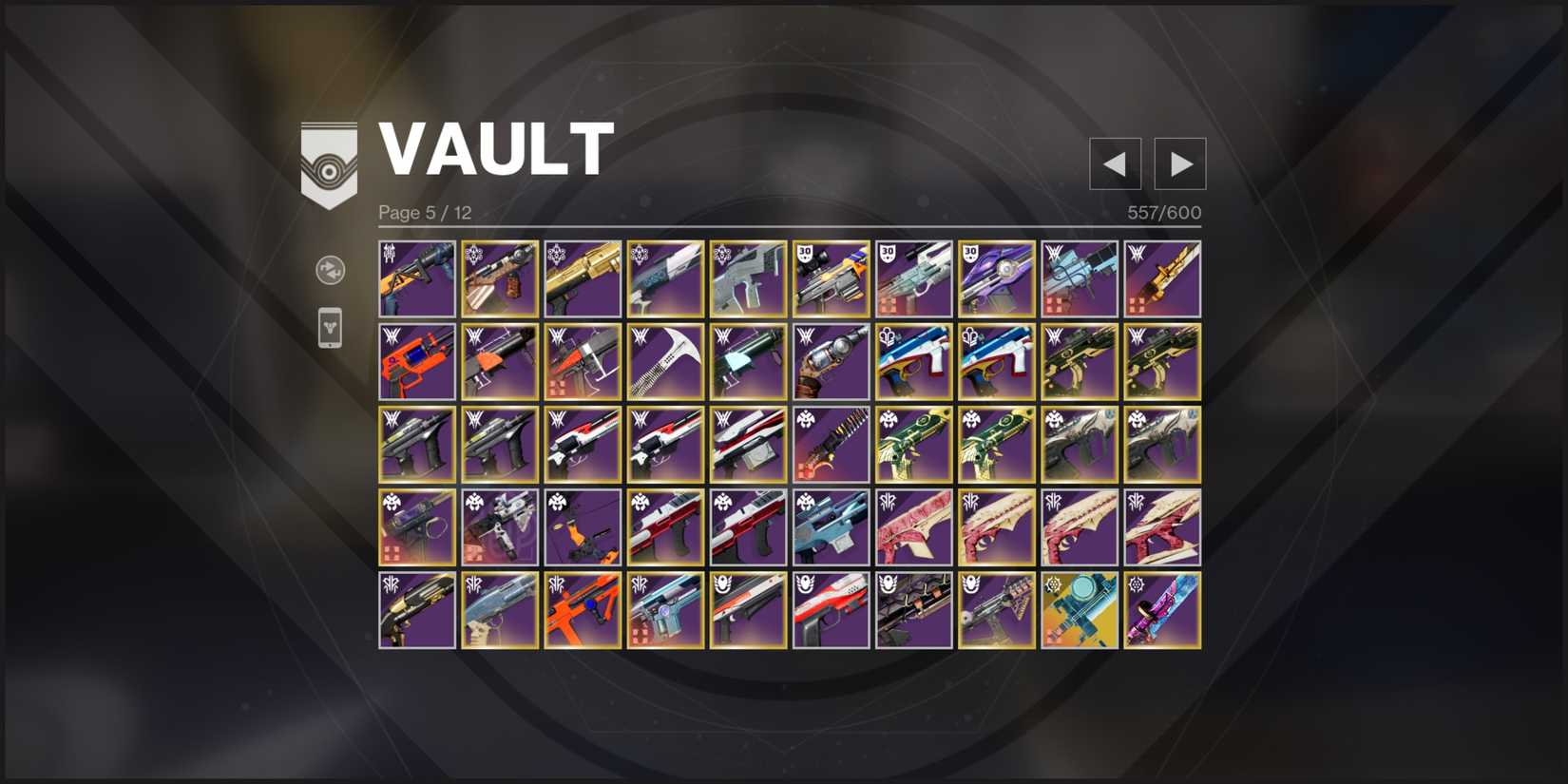 Character's vault at the tower