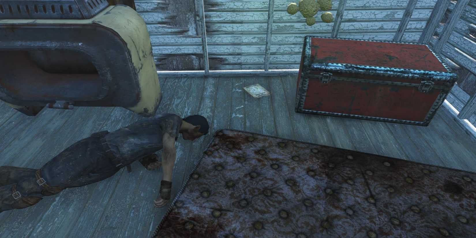 Obtaining a copy of the Wasteland Survival Guide at the Sunshine Tidings Coop in Fallout 4