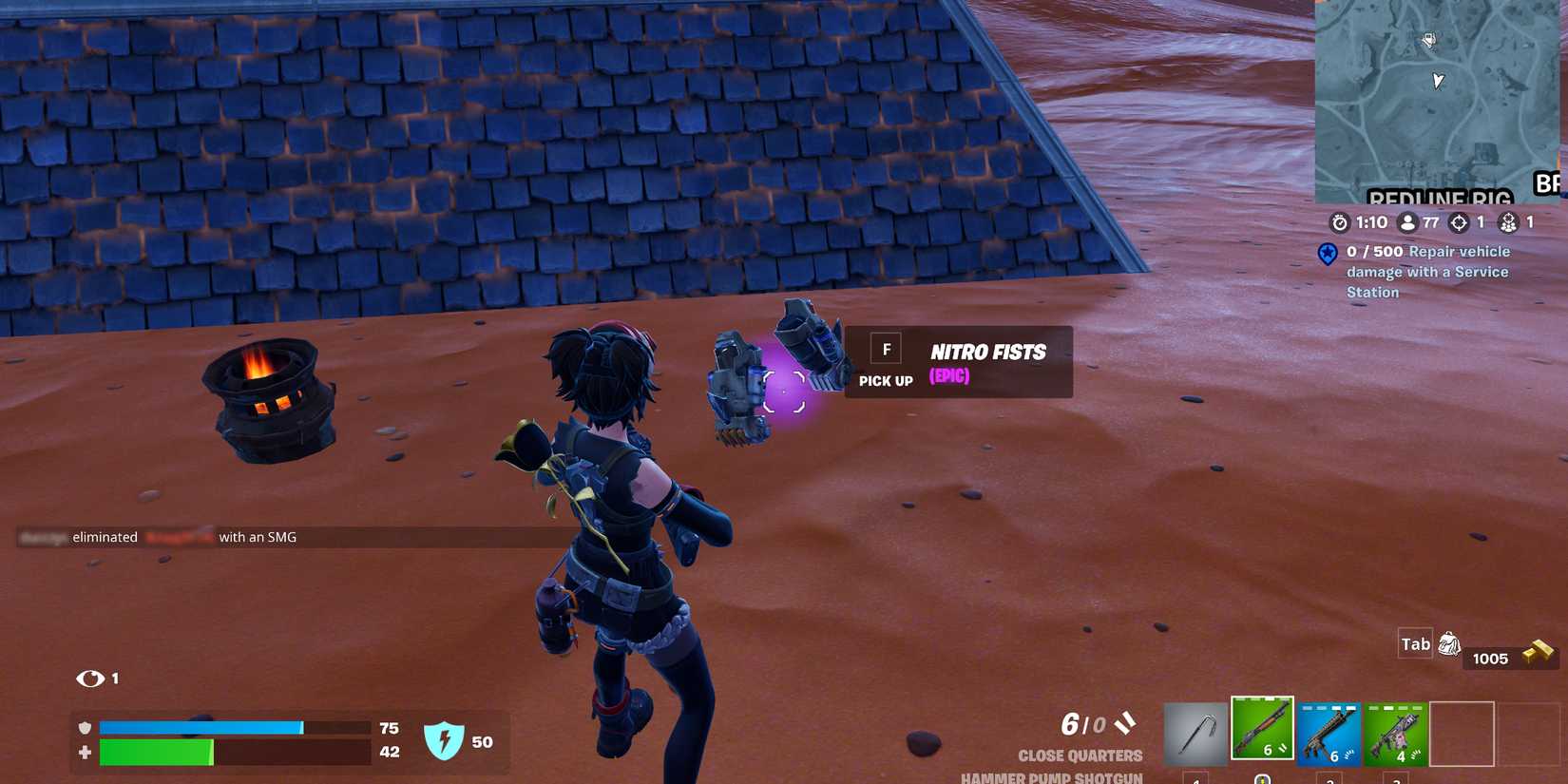 where to find the Nitro Fists in Fortnite 