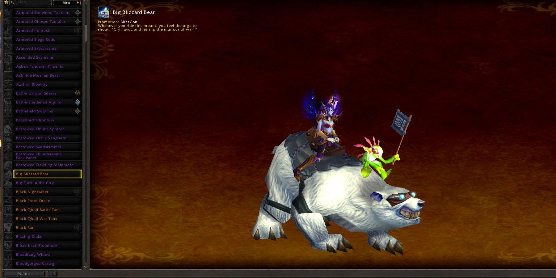 world of warcraft rarest mounts ranked 10