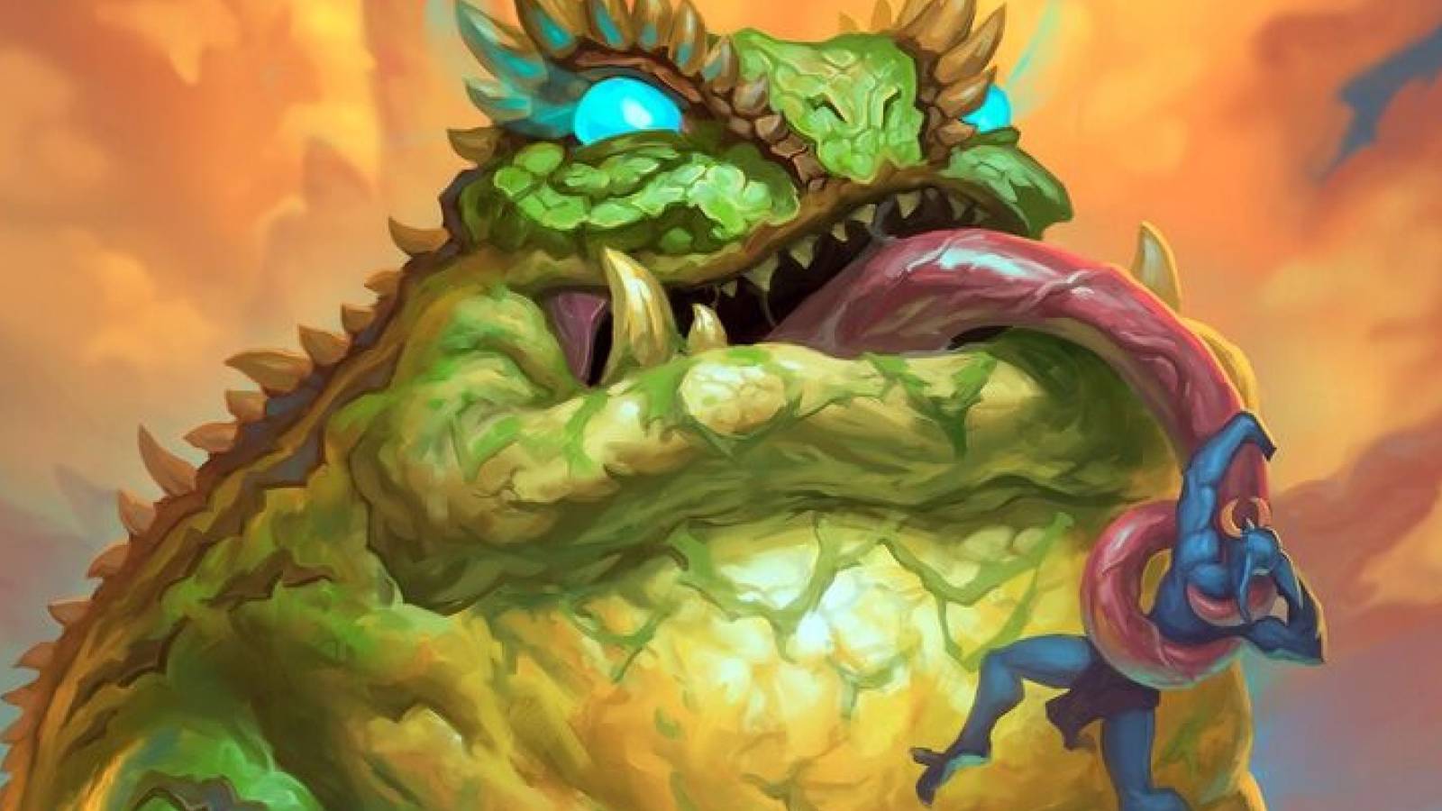 krag'wa the huge frog loa from wow and hearthstone