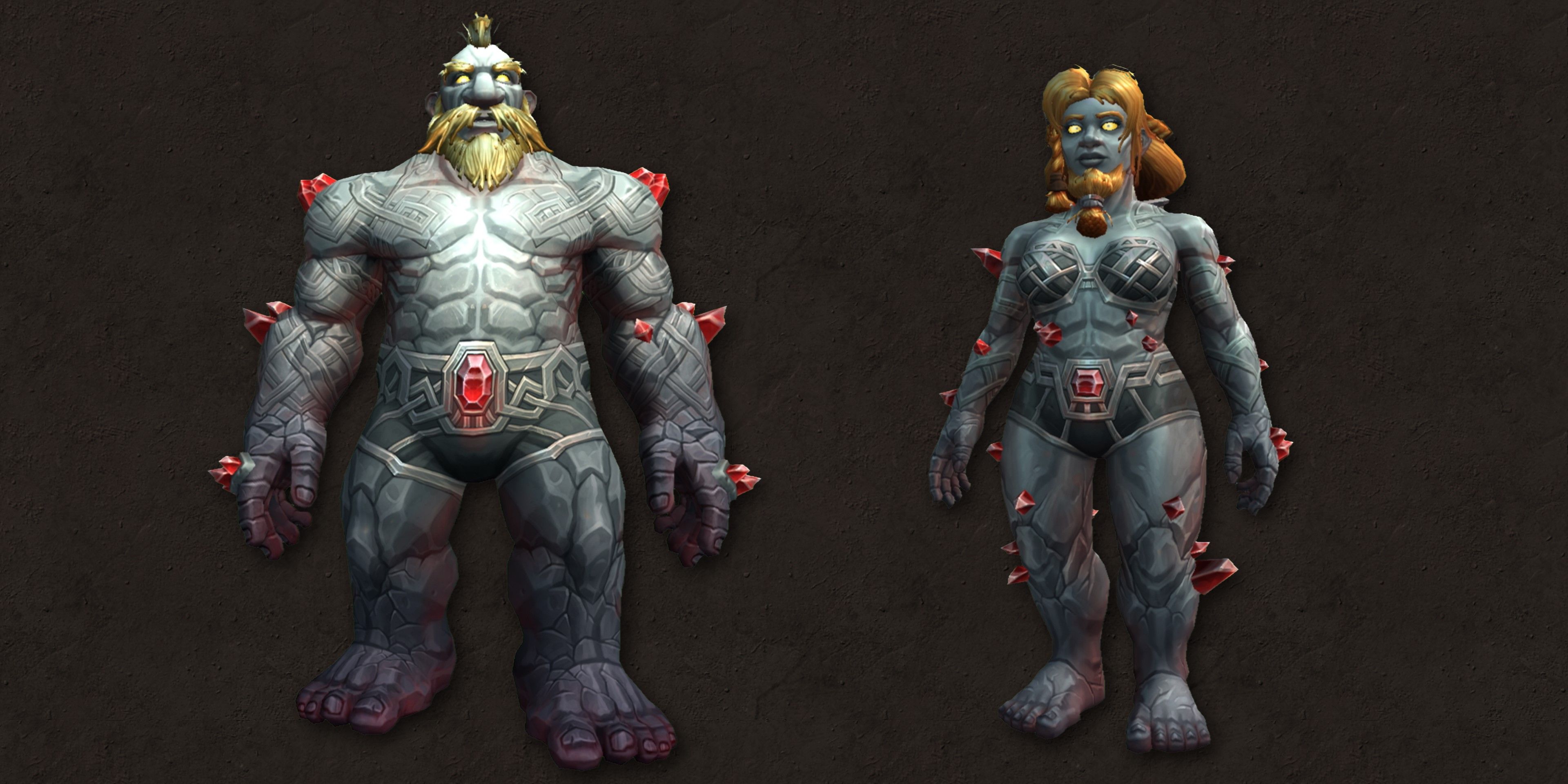 male and female earthen from wow the war within