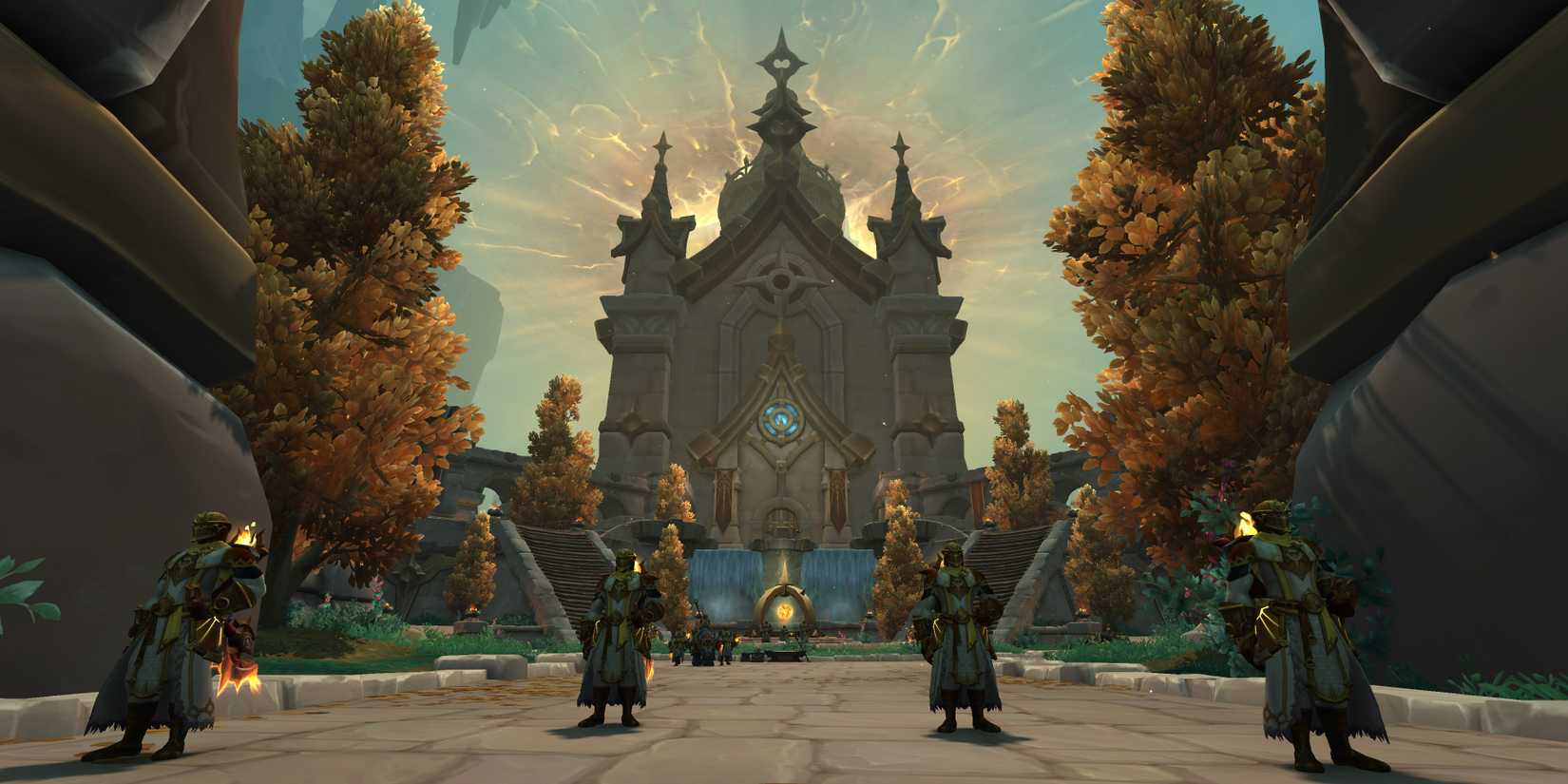 world of warcraft the war within hallowfall arathi priory of sacred flame gate