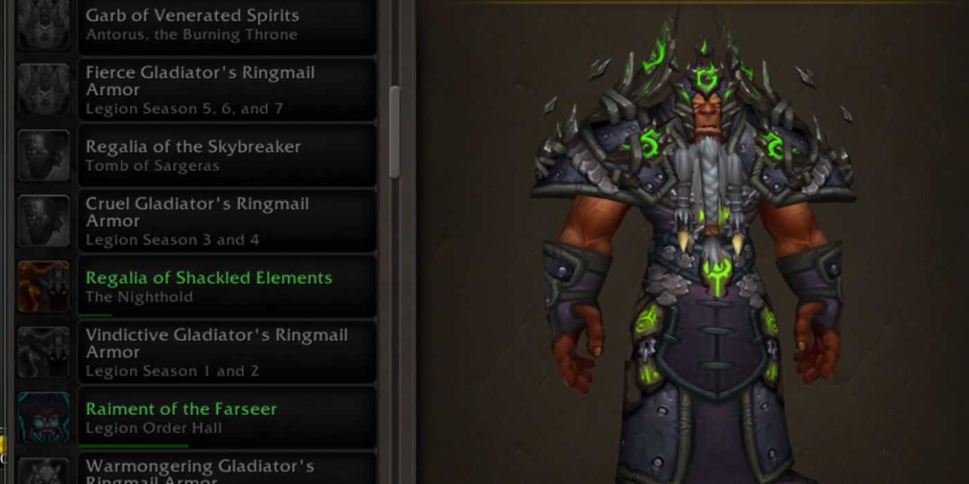 The Best Transmog Sets For Shamans In World of Warcraft