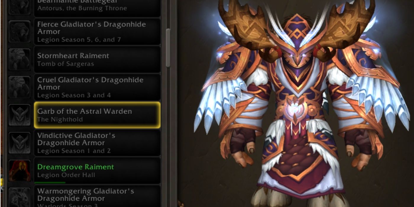 WoW tauren wearing the Garb of the Astral Warden transmog