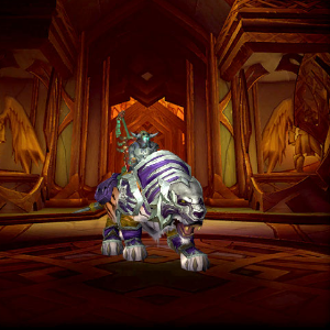 WoW MoP Remix Mounts Purple Shado-Pan Riding Tiger