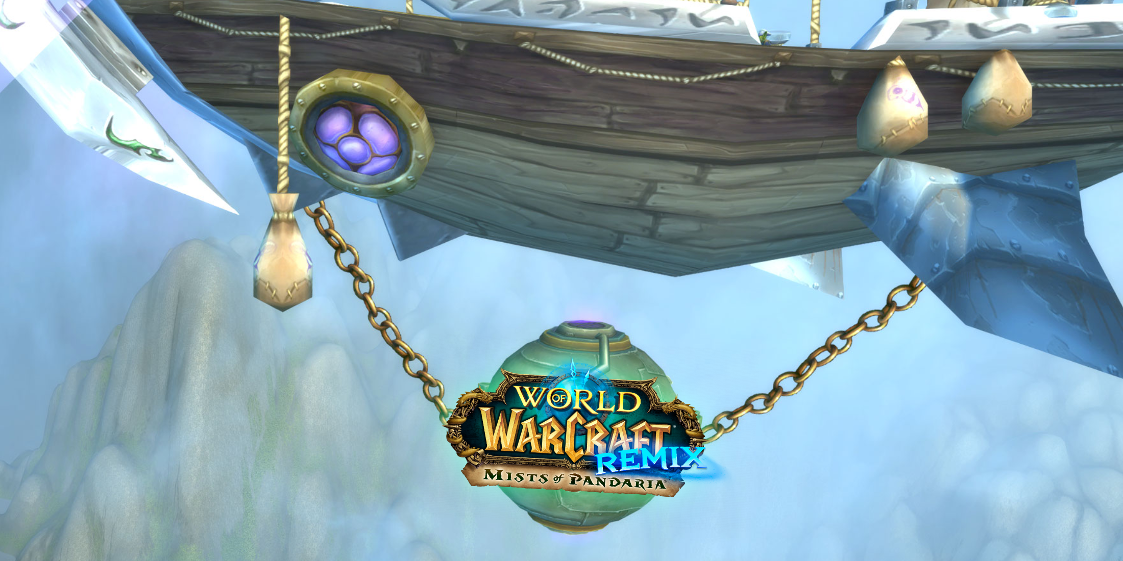 WoW MoP Remix Scenarios Theramore Bomb Pandaria Logo