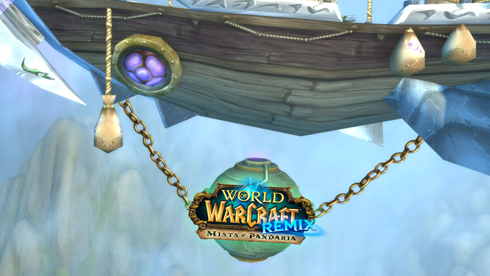 WoW MoP Remix Scenarios Theramore Bomb Pandaria Logo