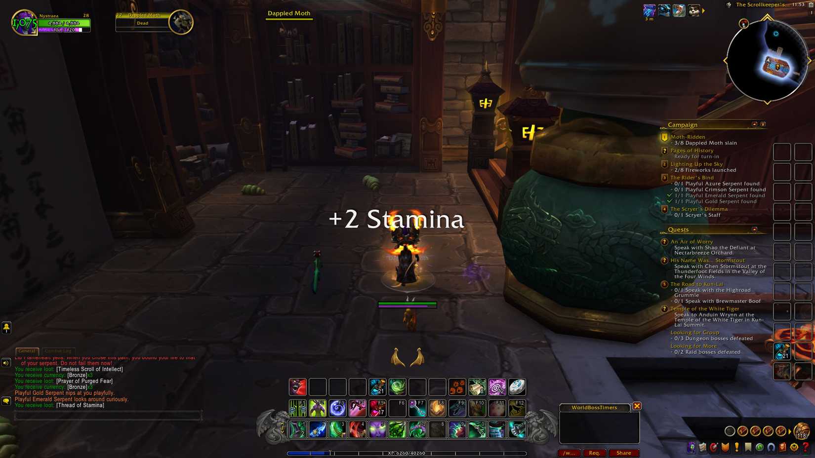 mists of pandaria remix - thread of stamina taking effect