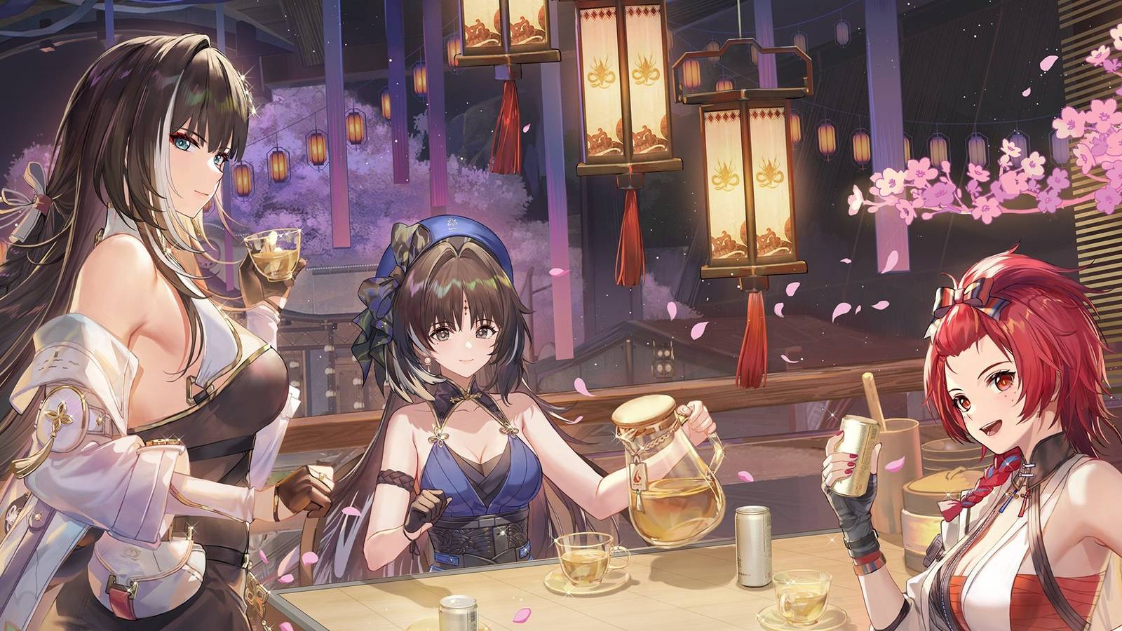 wuthering waves baizhi yangyang chixia around a table-1