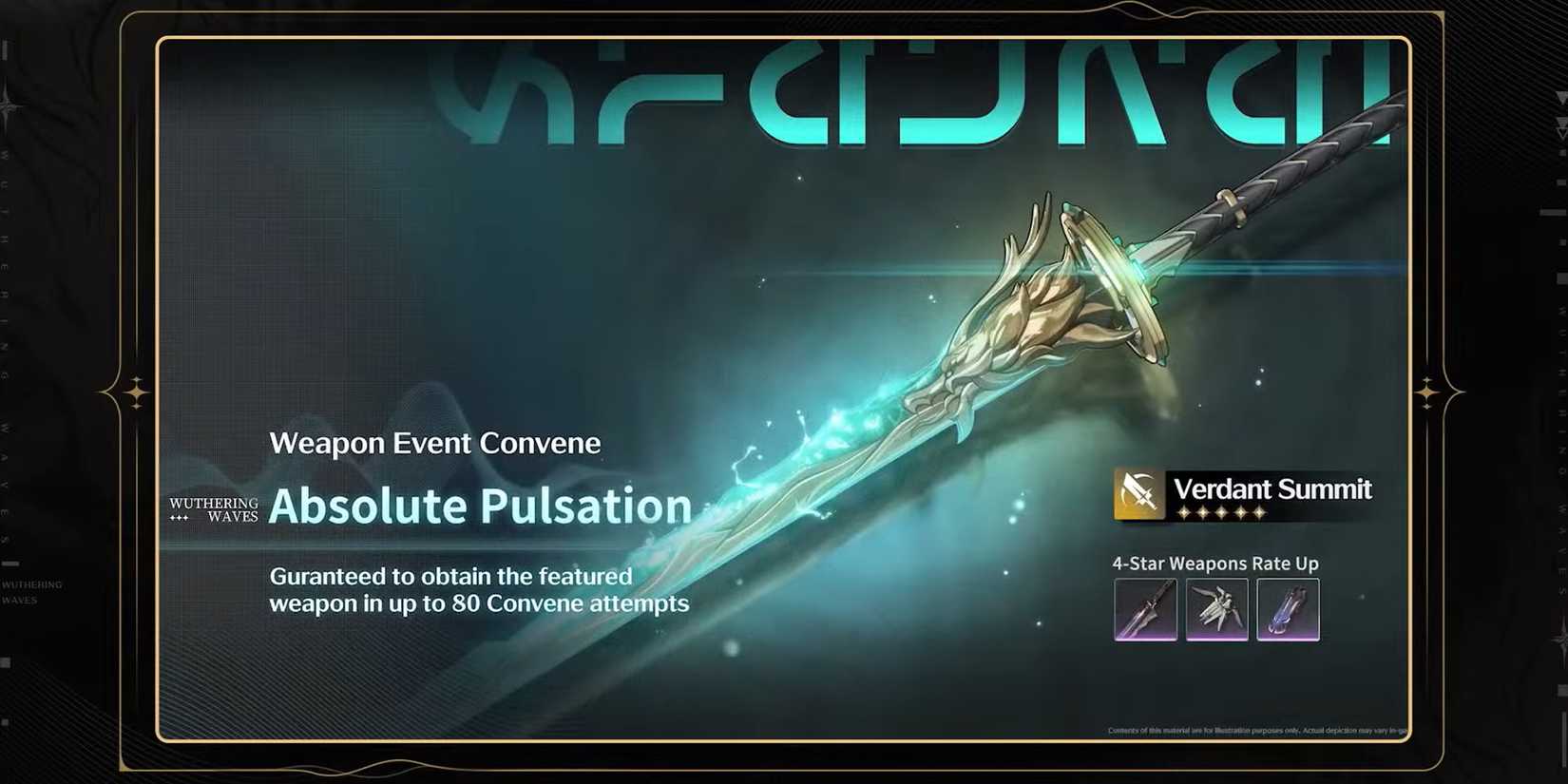 wuthering waves banner current next past history - verdant summit version 1.0