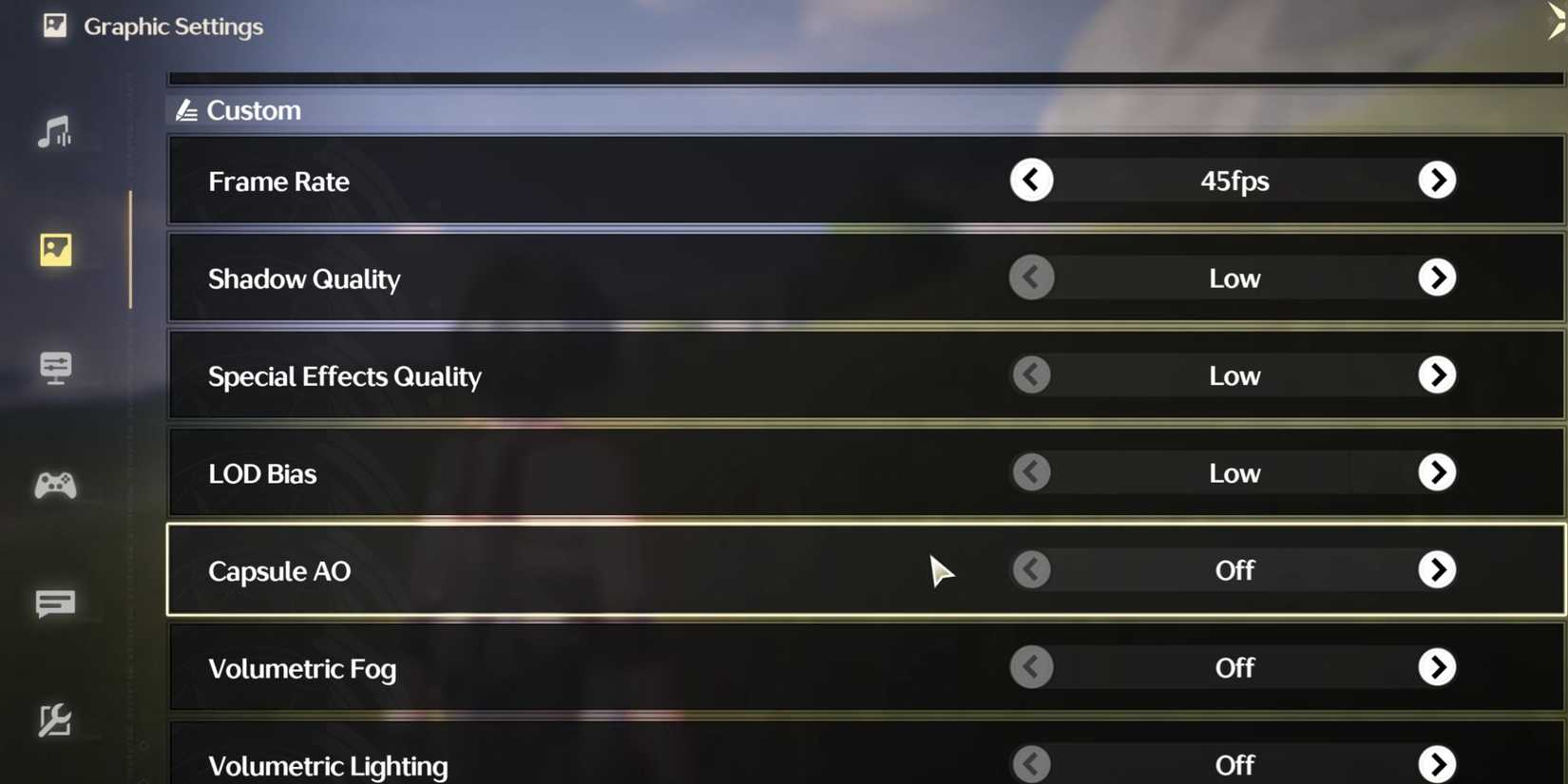 Wuthering Waves Settings