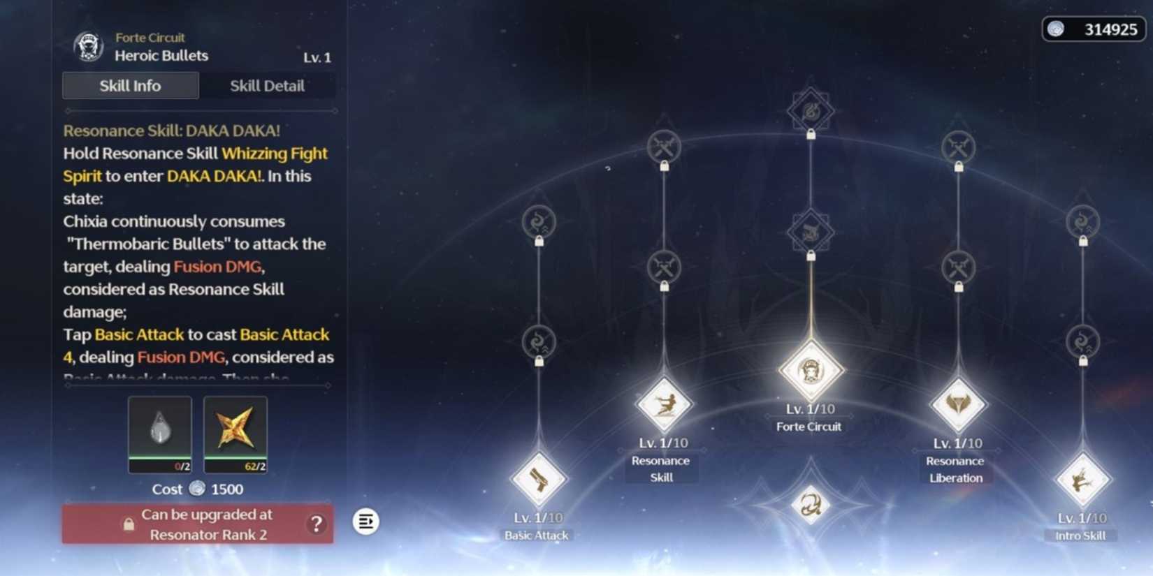 fortes in wuthering waves.