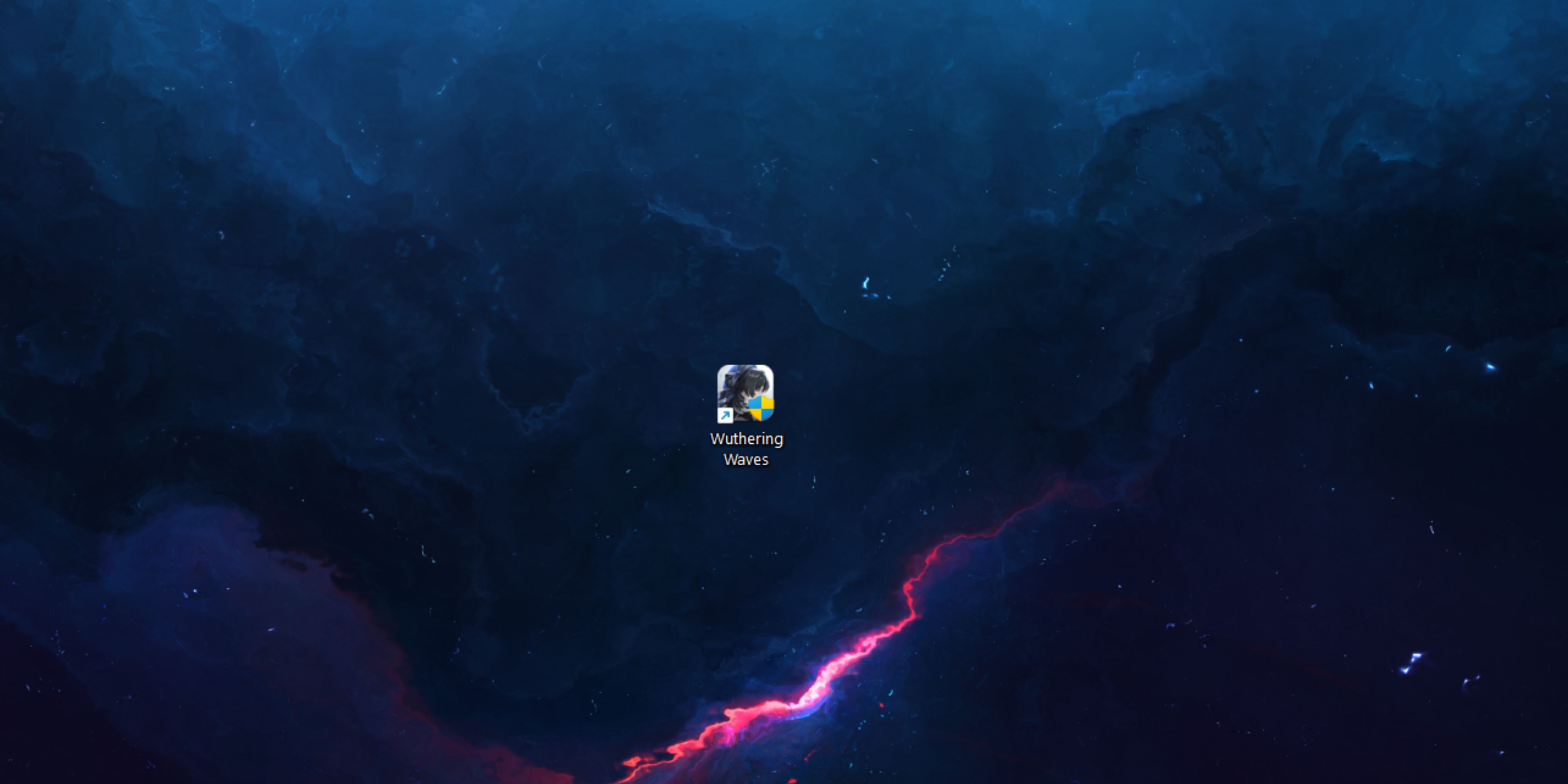 wuthering waves icon on desktop