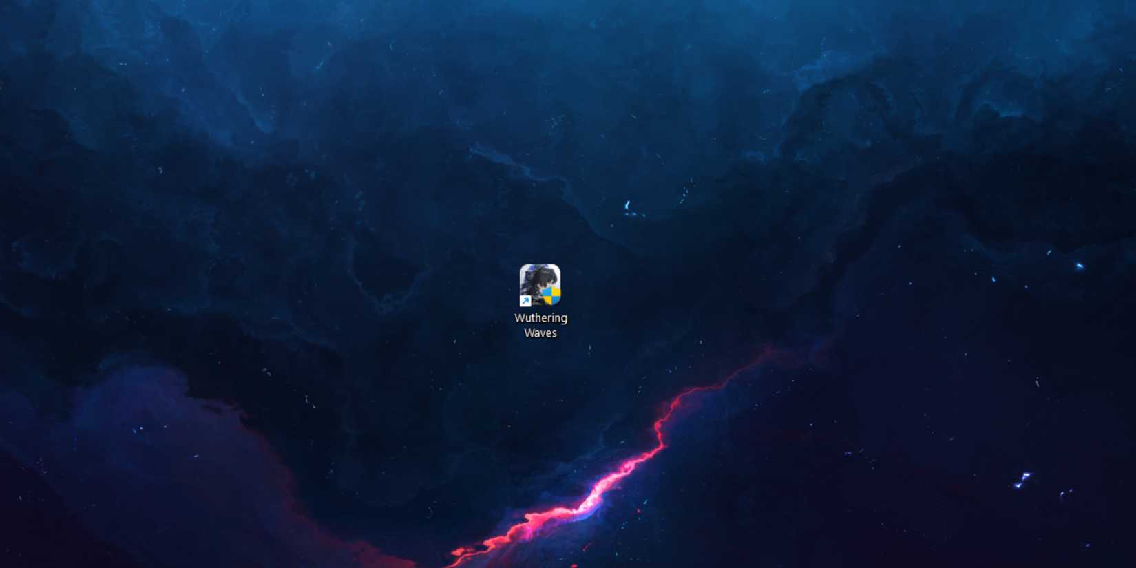 wuthering waves icon on desktop