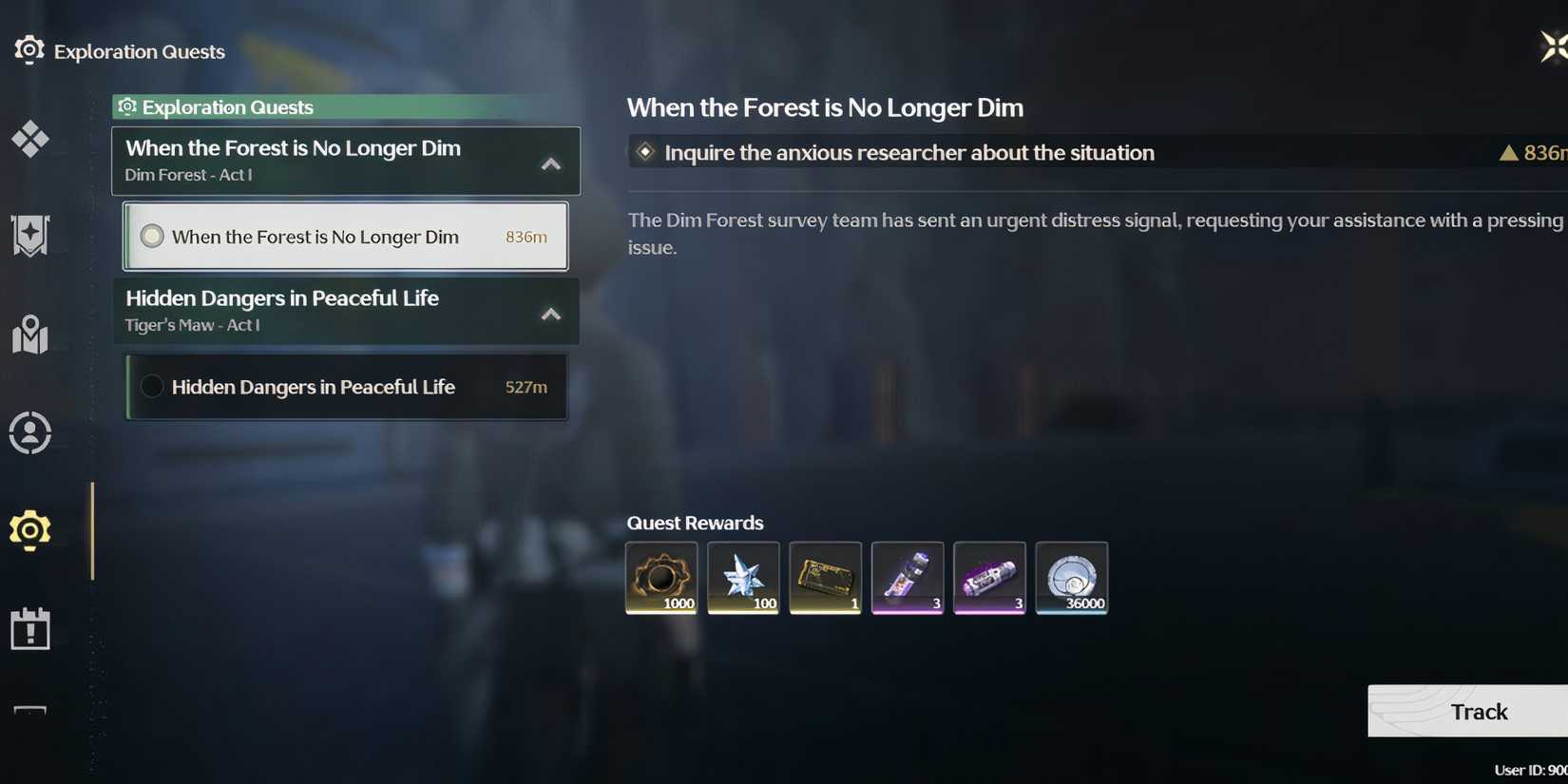 an exploration quest in wuthering waves.