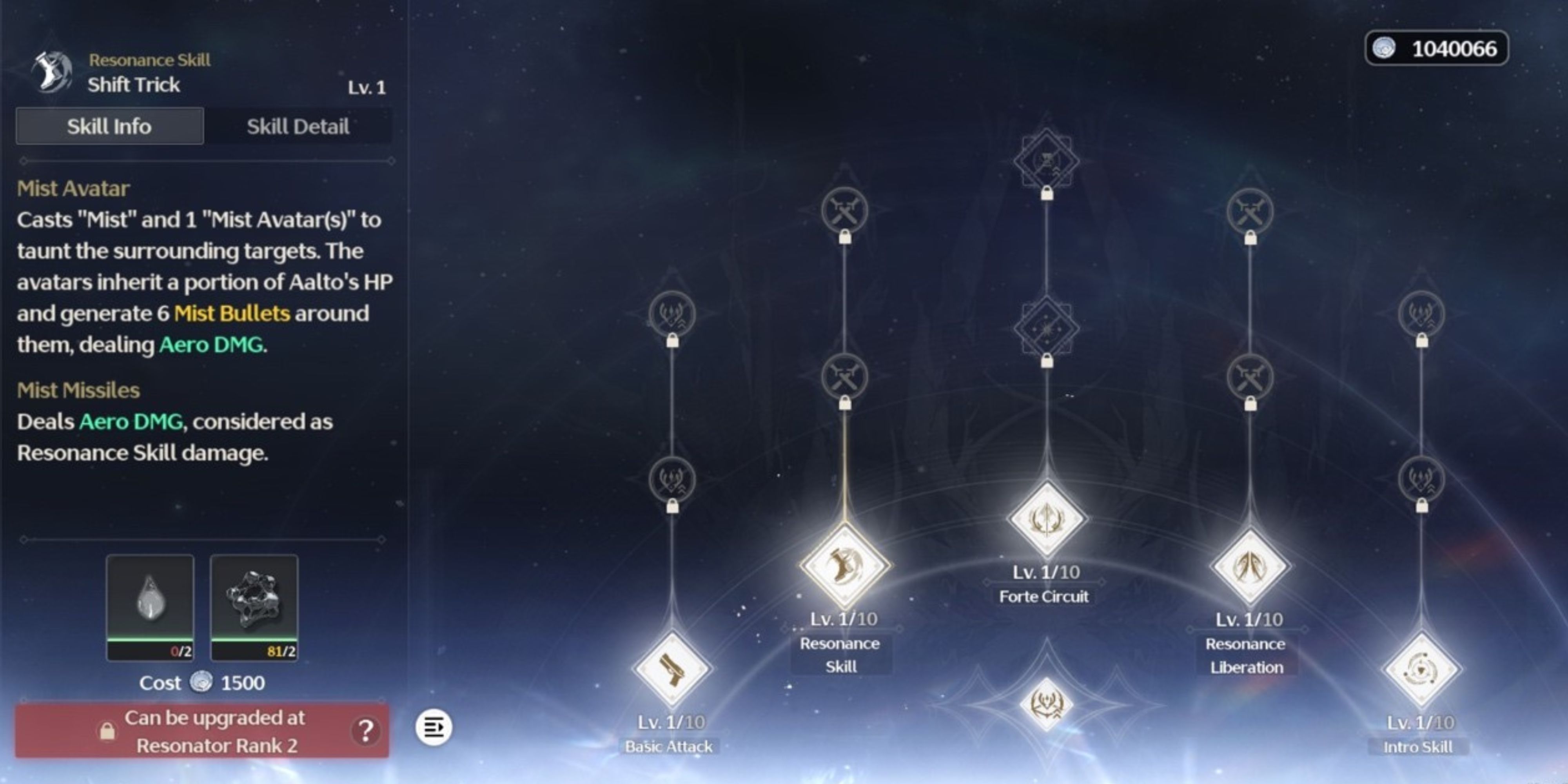 aalto’s forte and skill tree in wuthering waves.