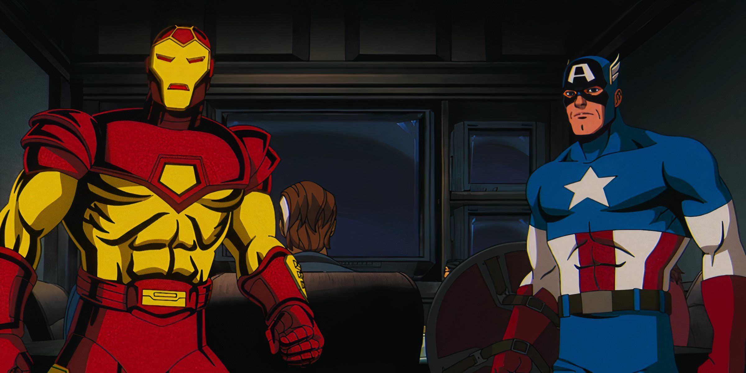 iron man and captain america in x-men '97 episode 10