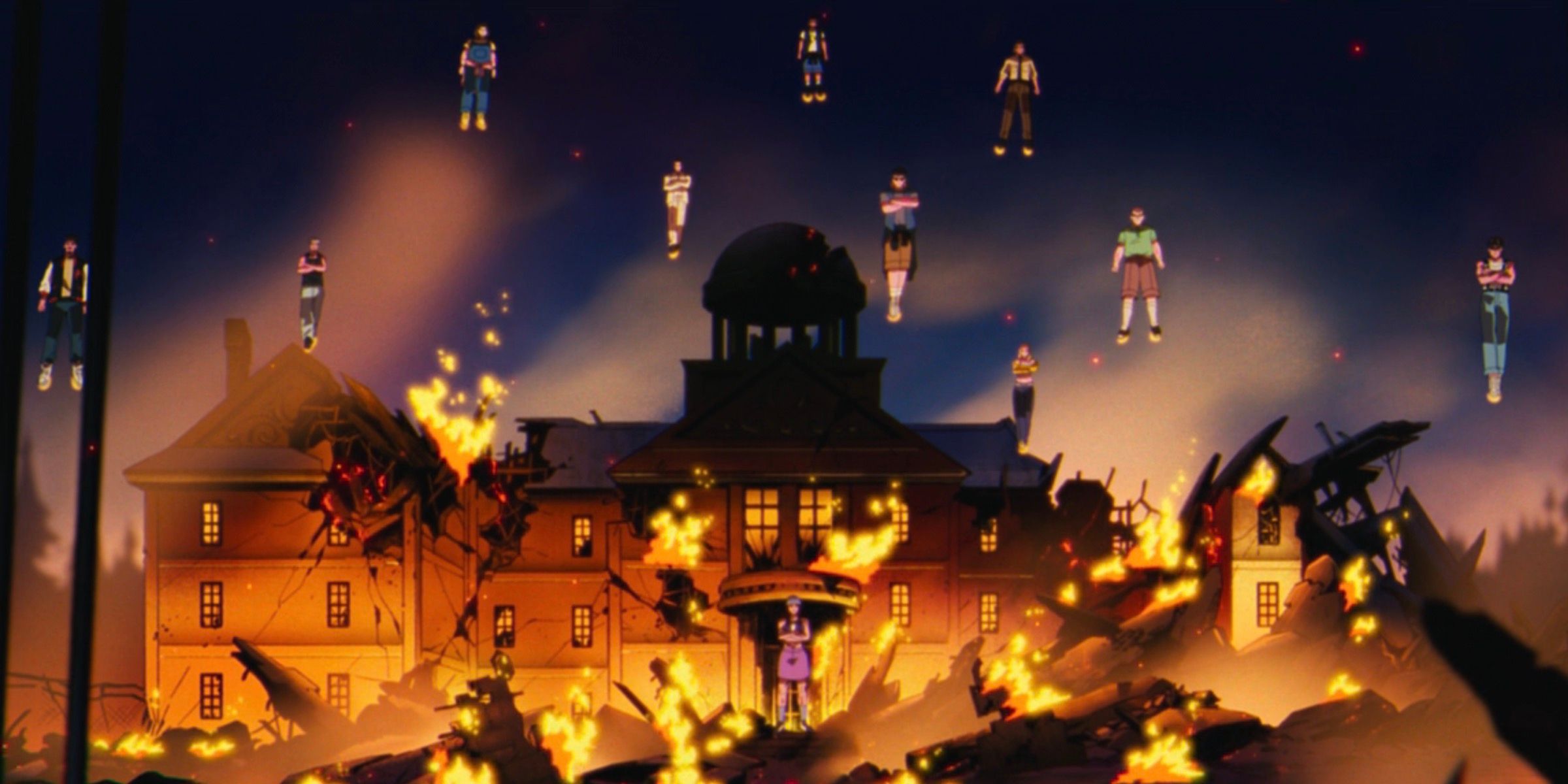 x-men 97 episode 8 x mansion on fire surrounded by sentinels