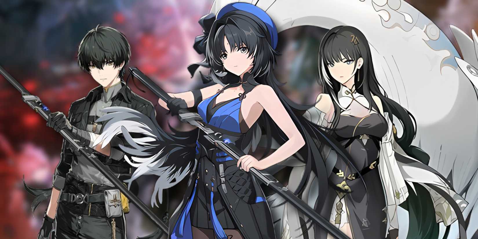 Yangyang + Havoc Rover + Baizhi team composition in wuthering waves