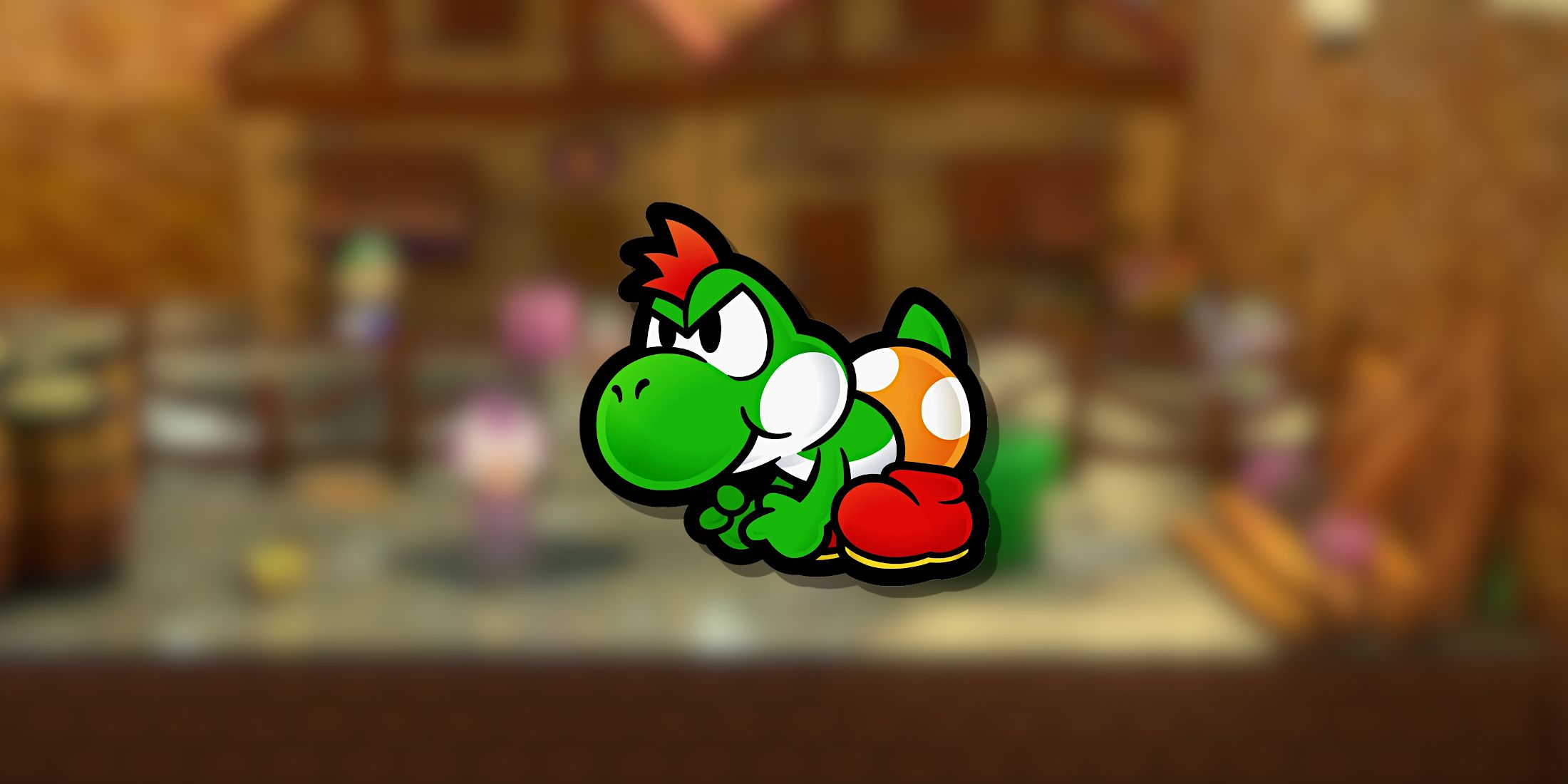 Image of the character Yoshi in Paper Mario The Thousand Year Door