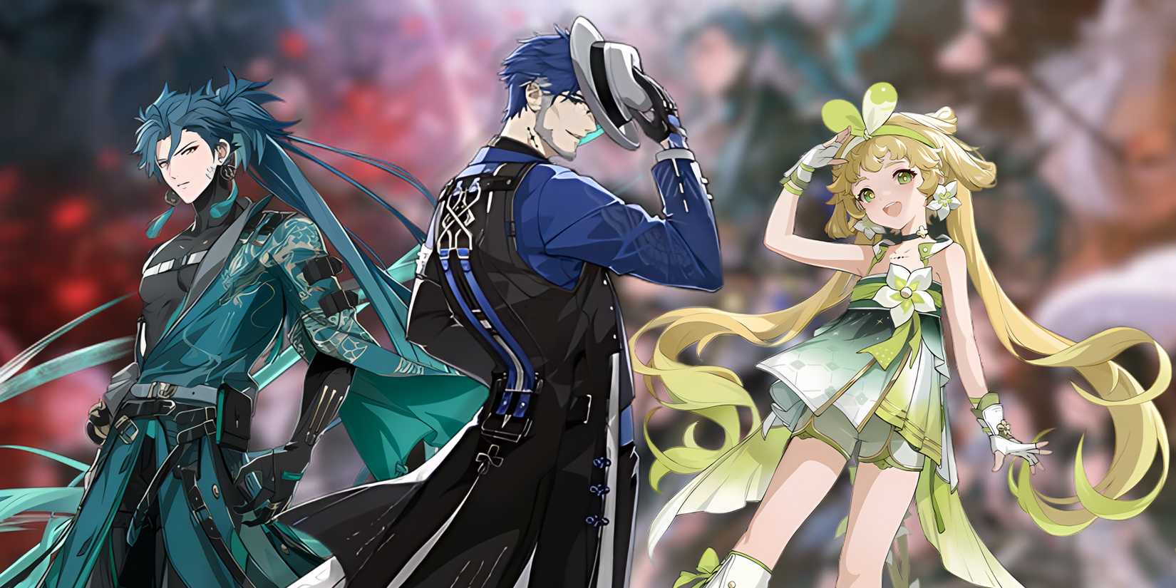 Yuanwu + Jiyan + Verina team composition in wuthering waves