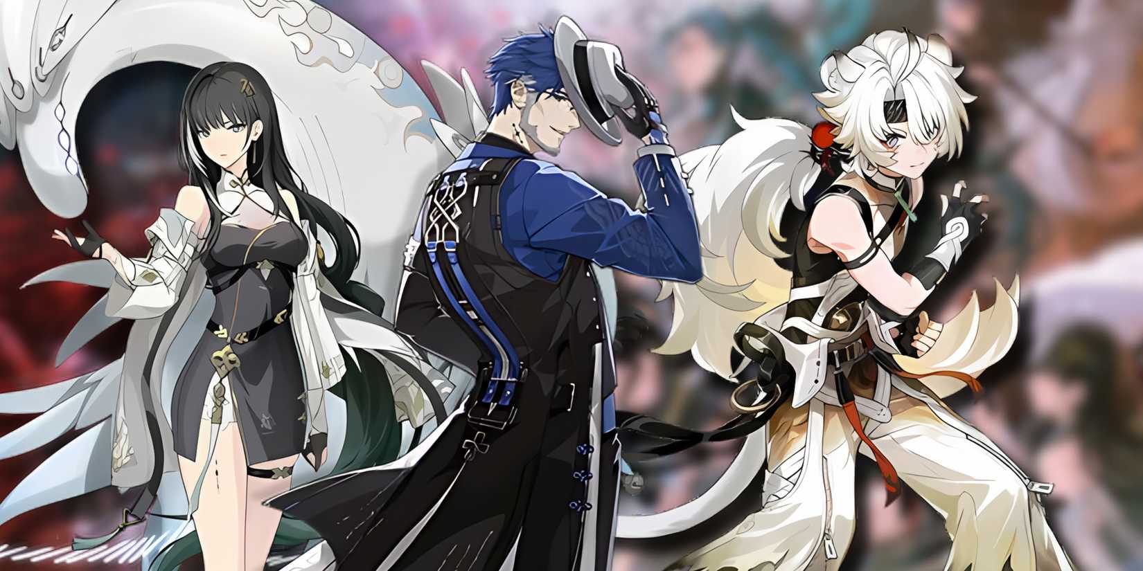 Yuanwu + Lingyang + Baizhi team composition in wuthering waves