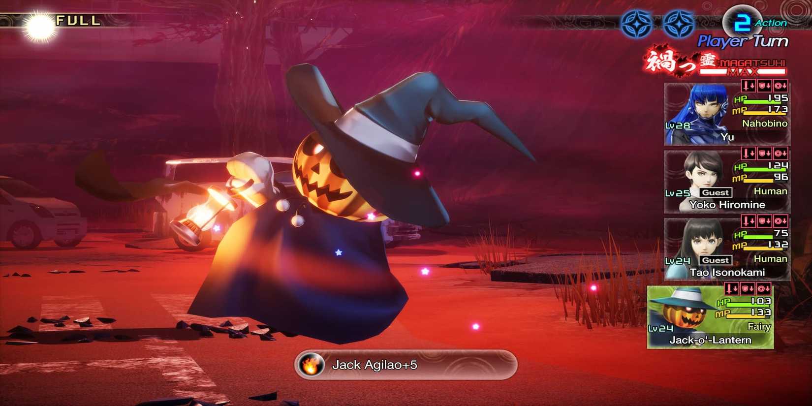 A Jack-o'-Lantern Using A Fire Spell With Proficiency +5