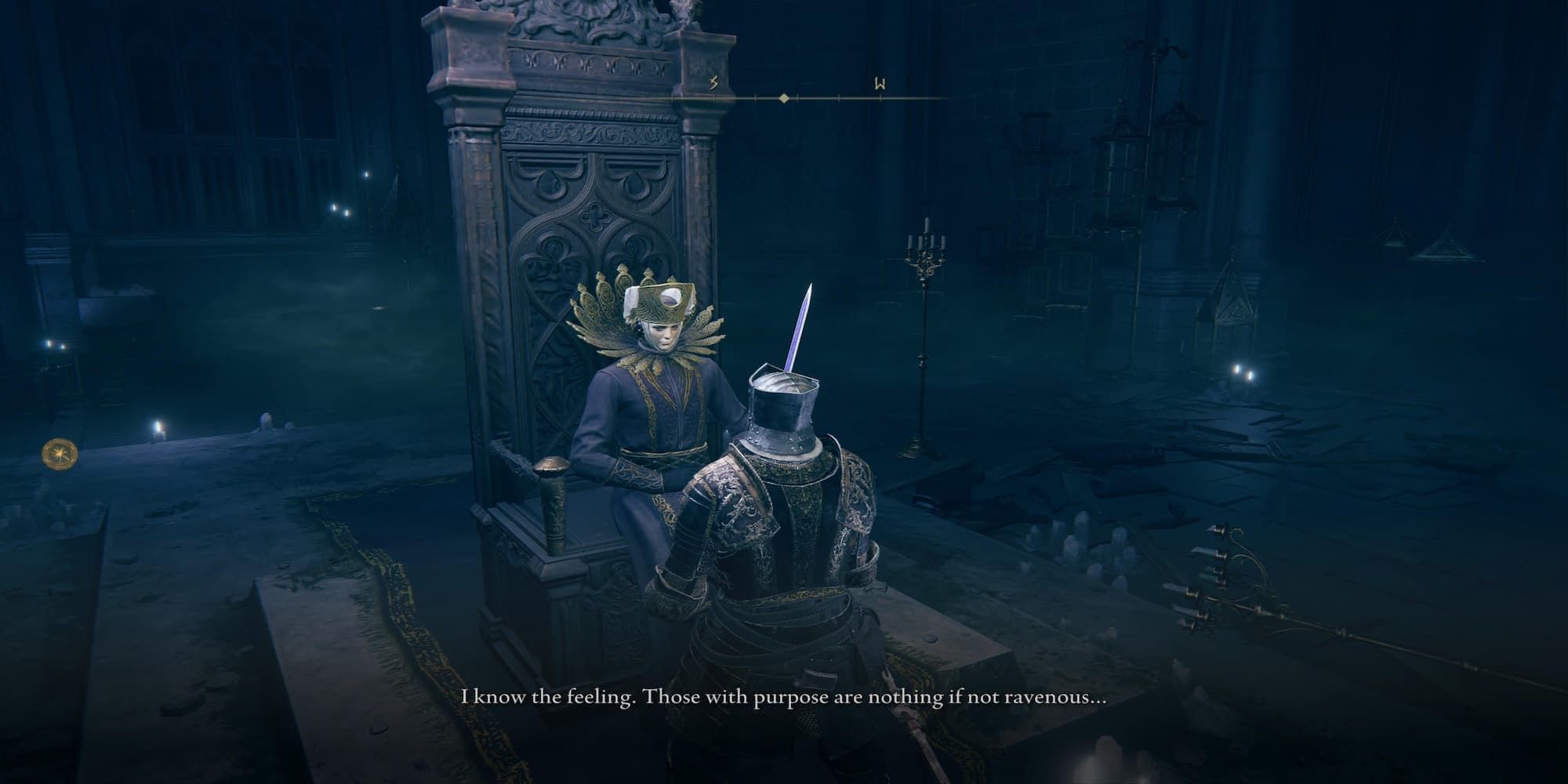 The Player Talking To Count Ymir 