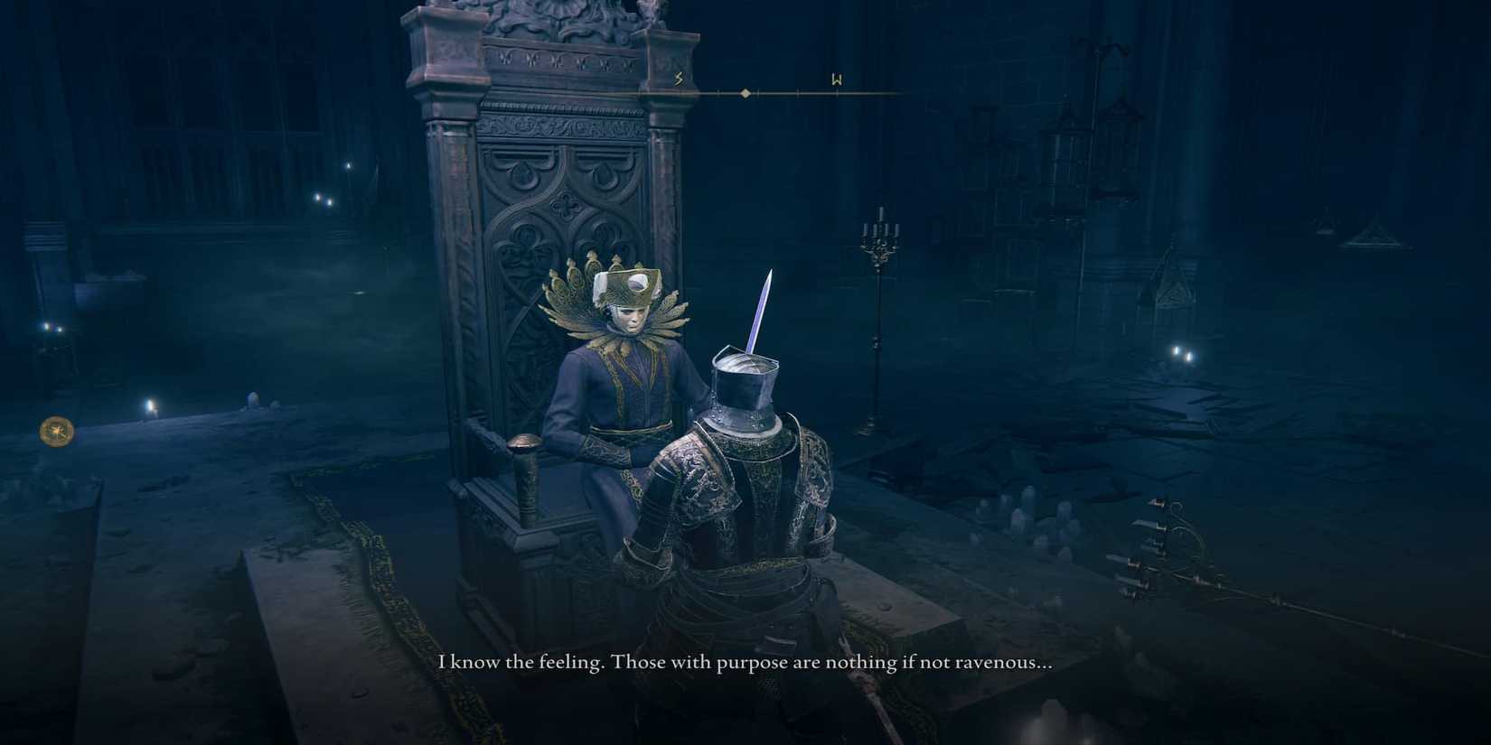 The Player Talking To Count Ymir 