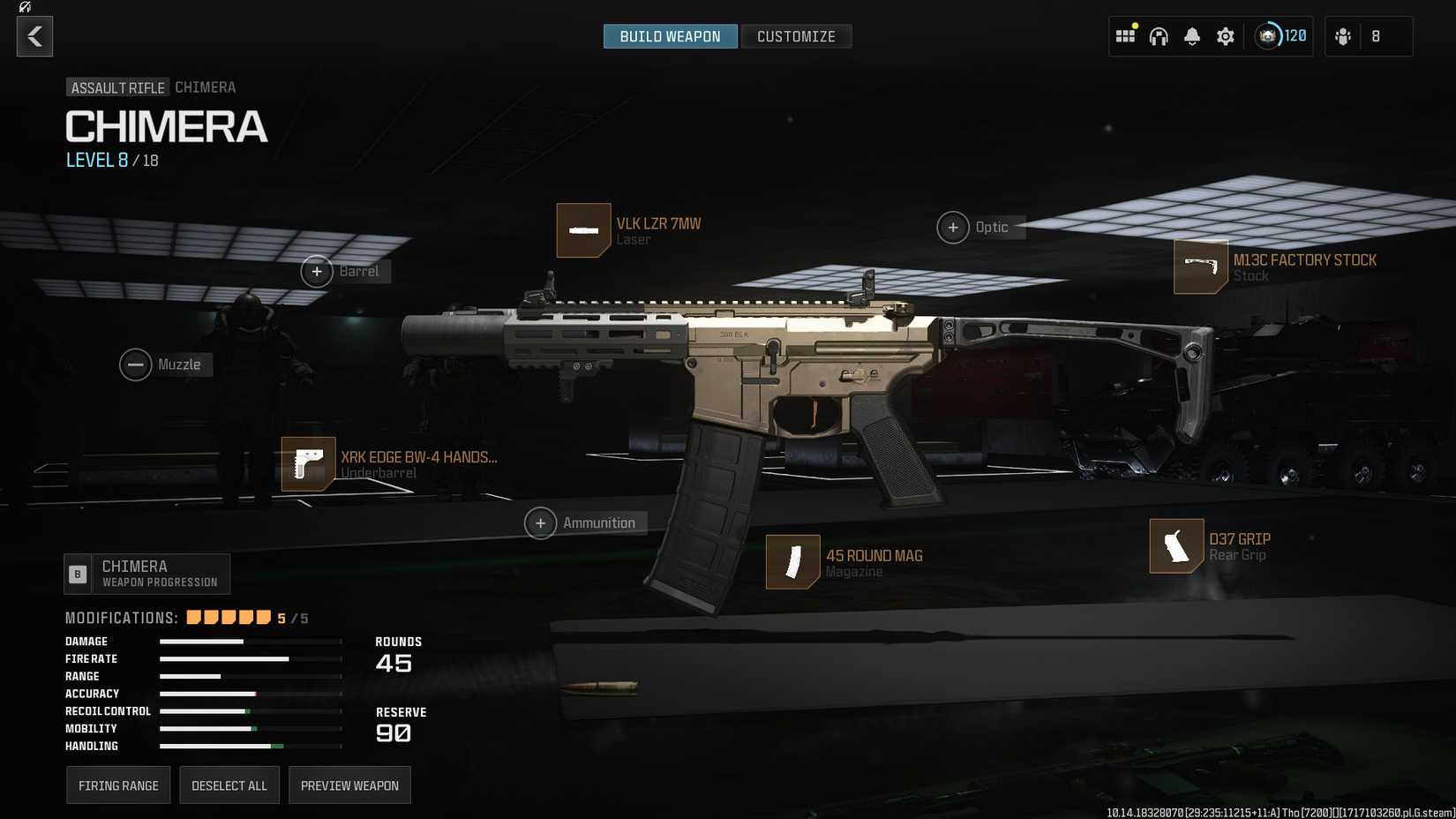 A Chimera build for MW3 Warzone