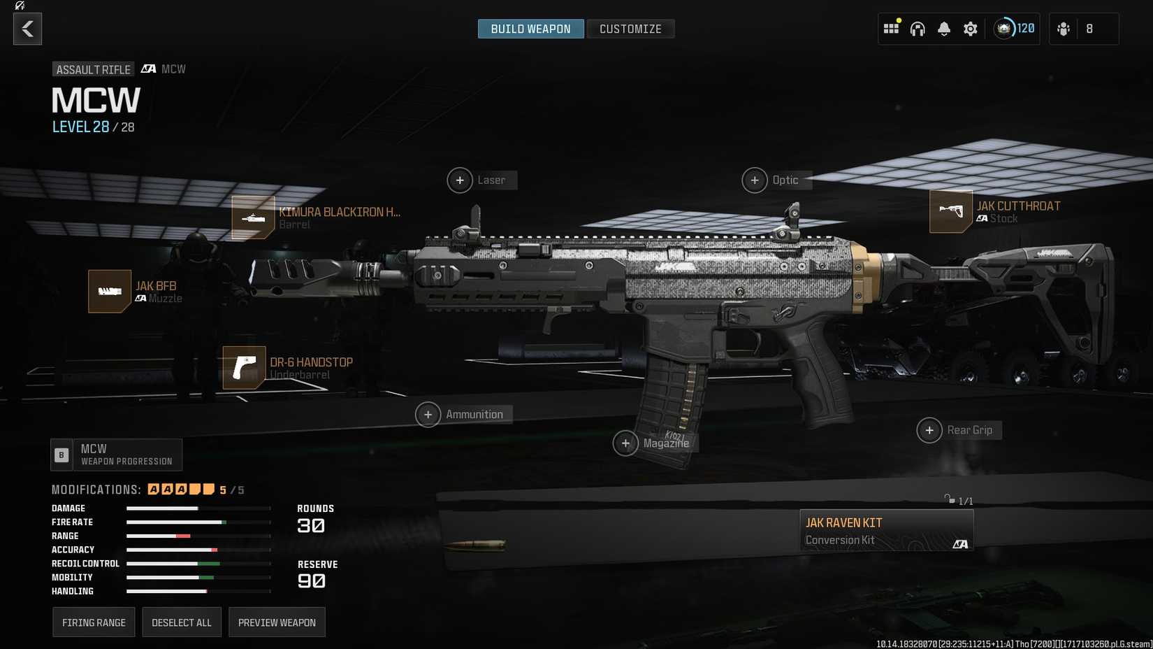 CQB JAK Raven build for MW3