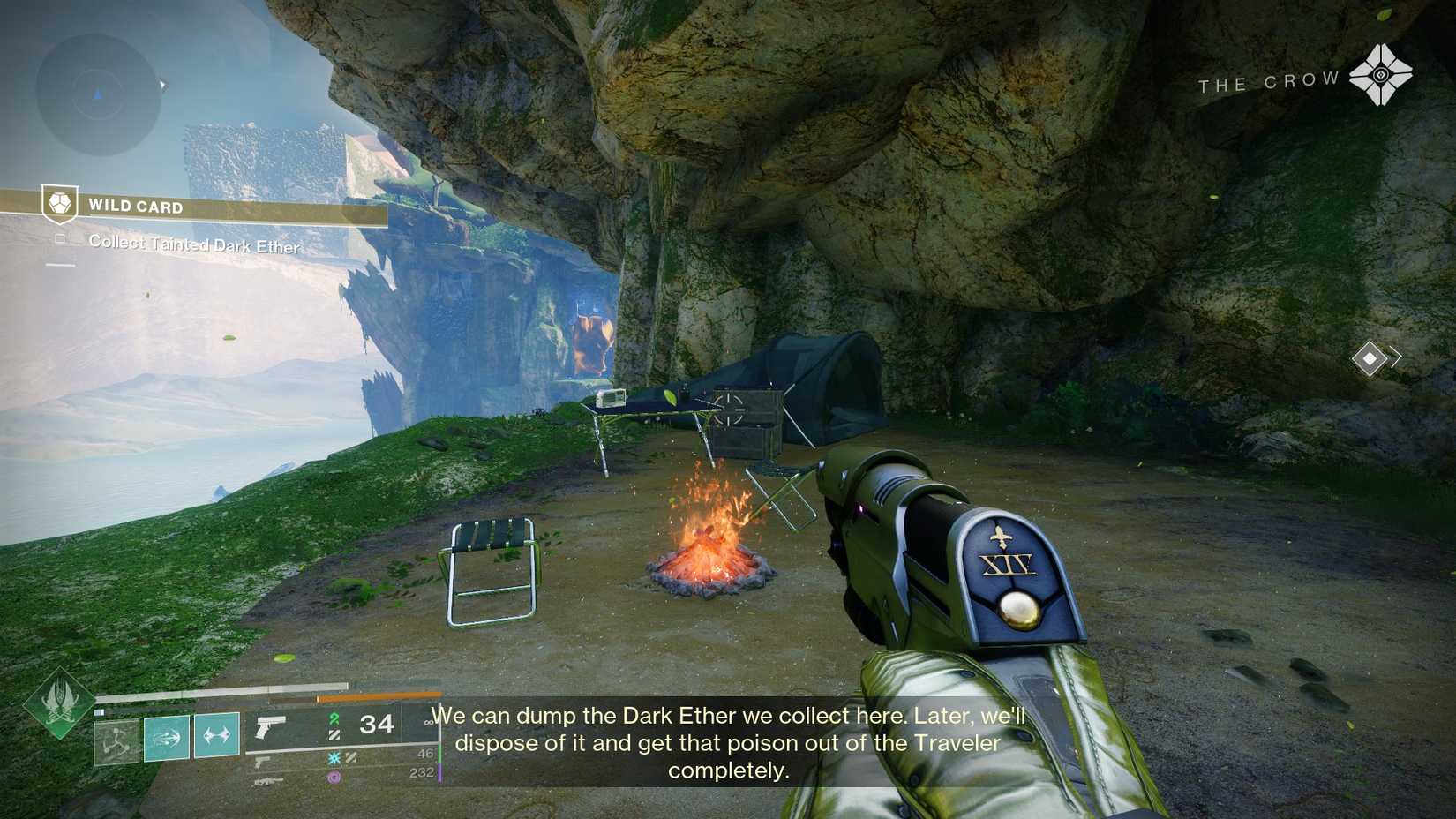 The campsite in Destiny 2's Wild Card quest
