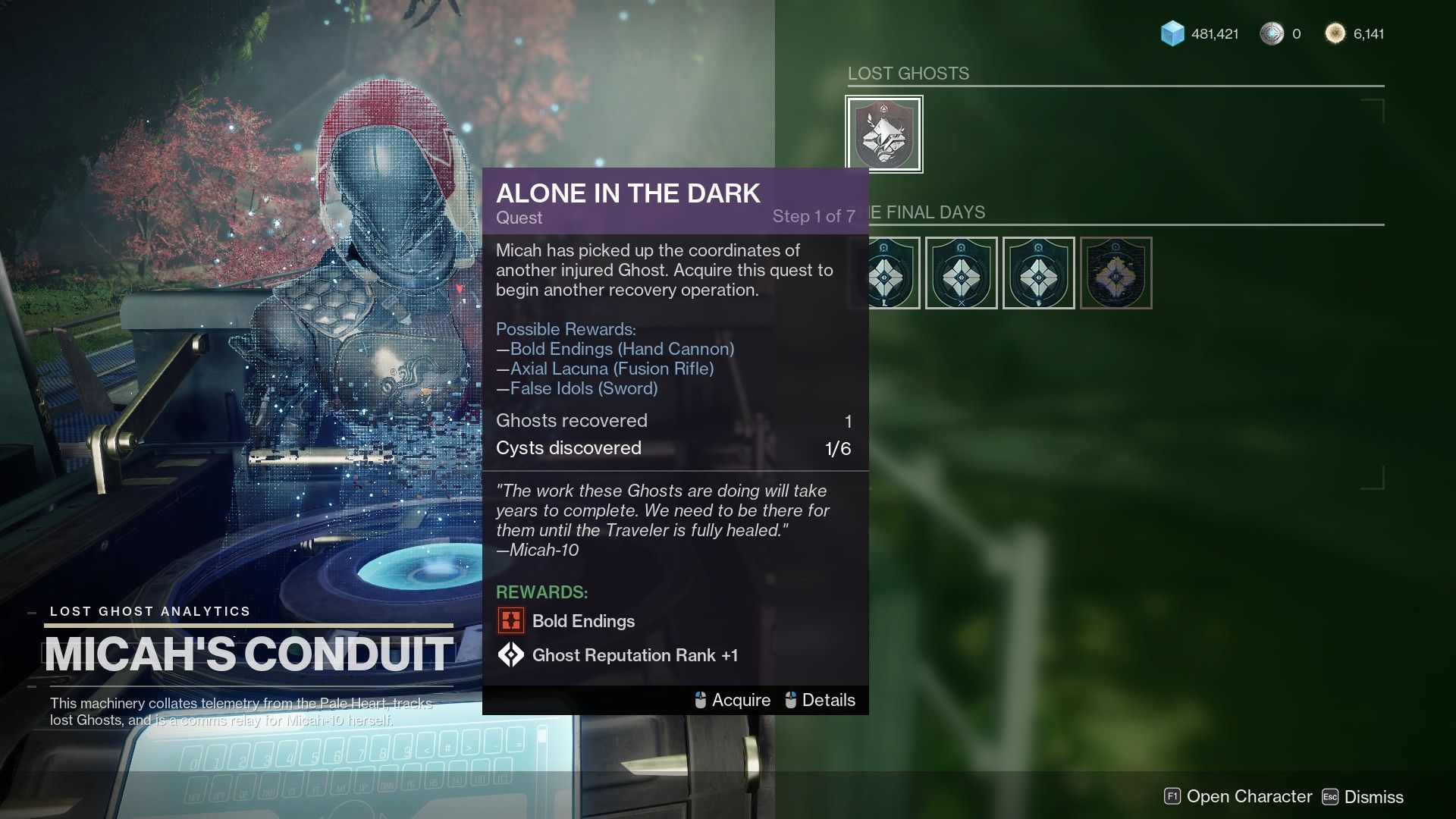 Destiny 2: Руководство по квестам Alone In The Dark