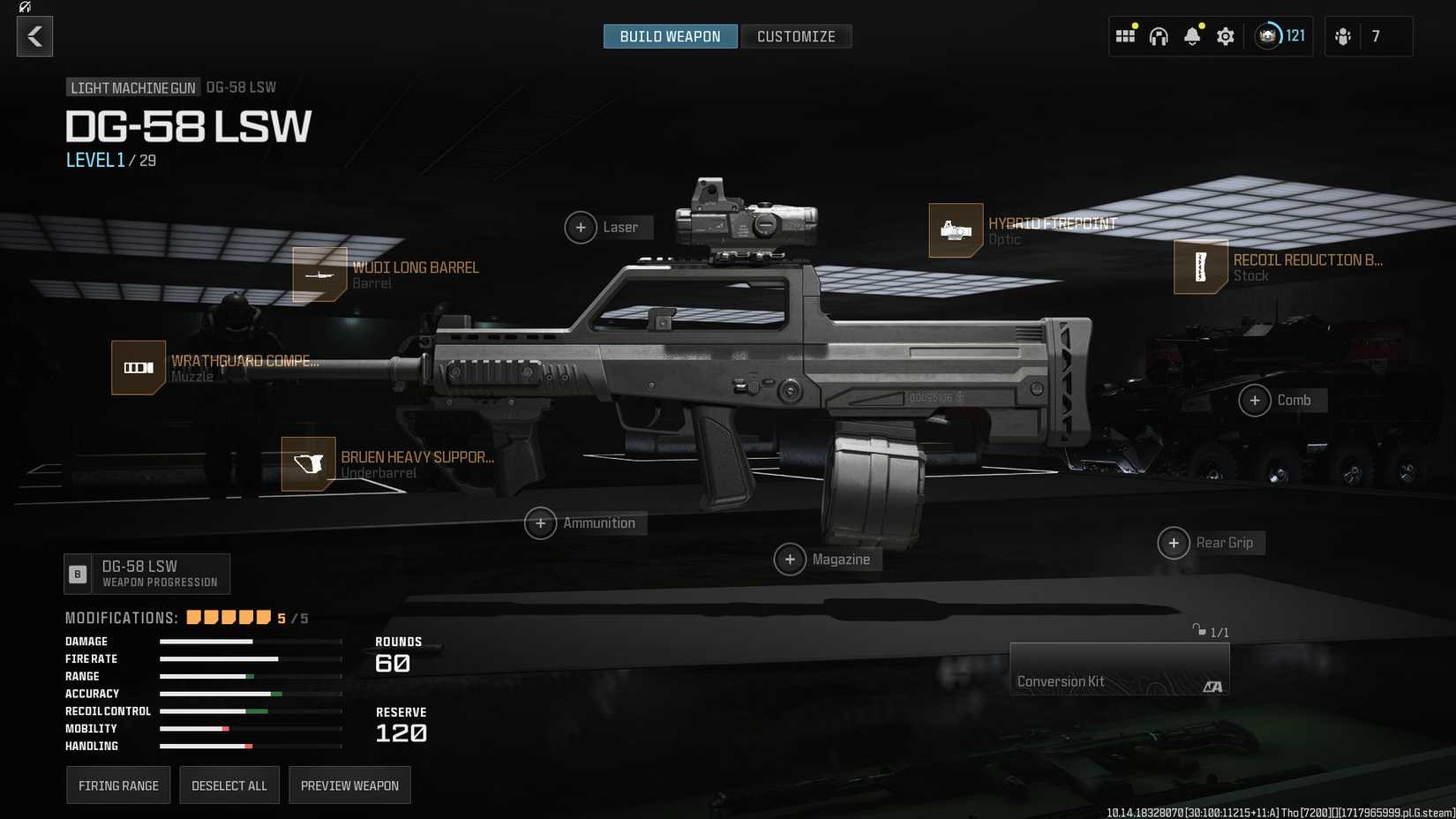 MP DG58 meta build for MW3