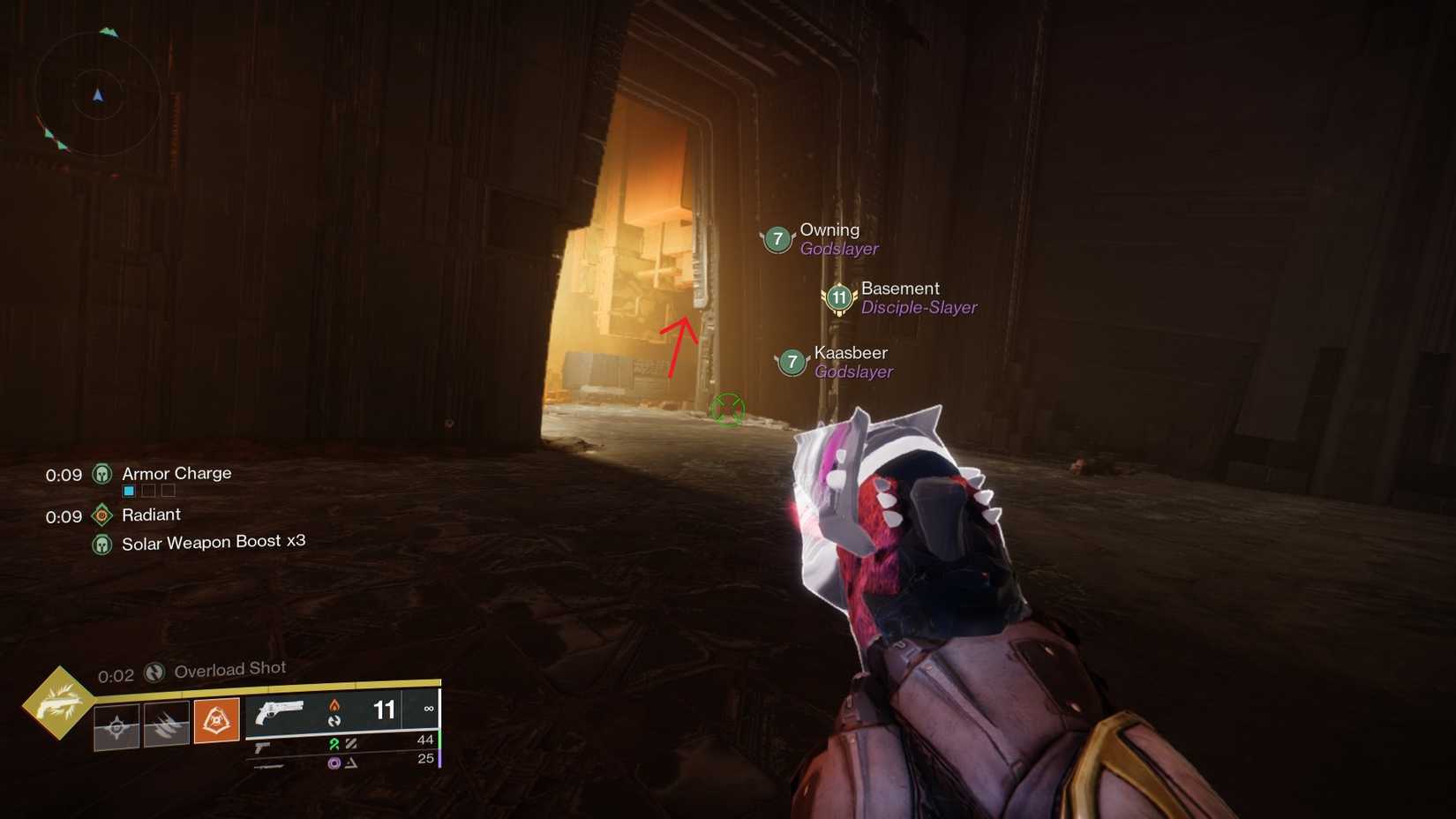 the hidden room that contains the first chest in salvation's edge