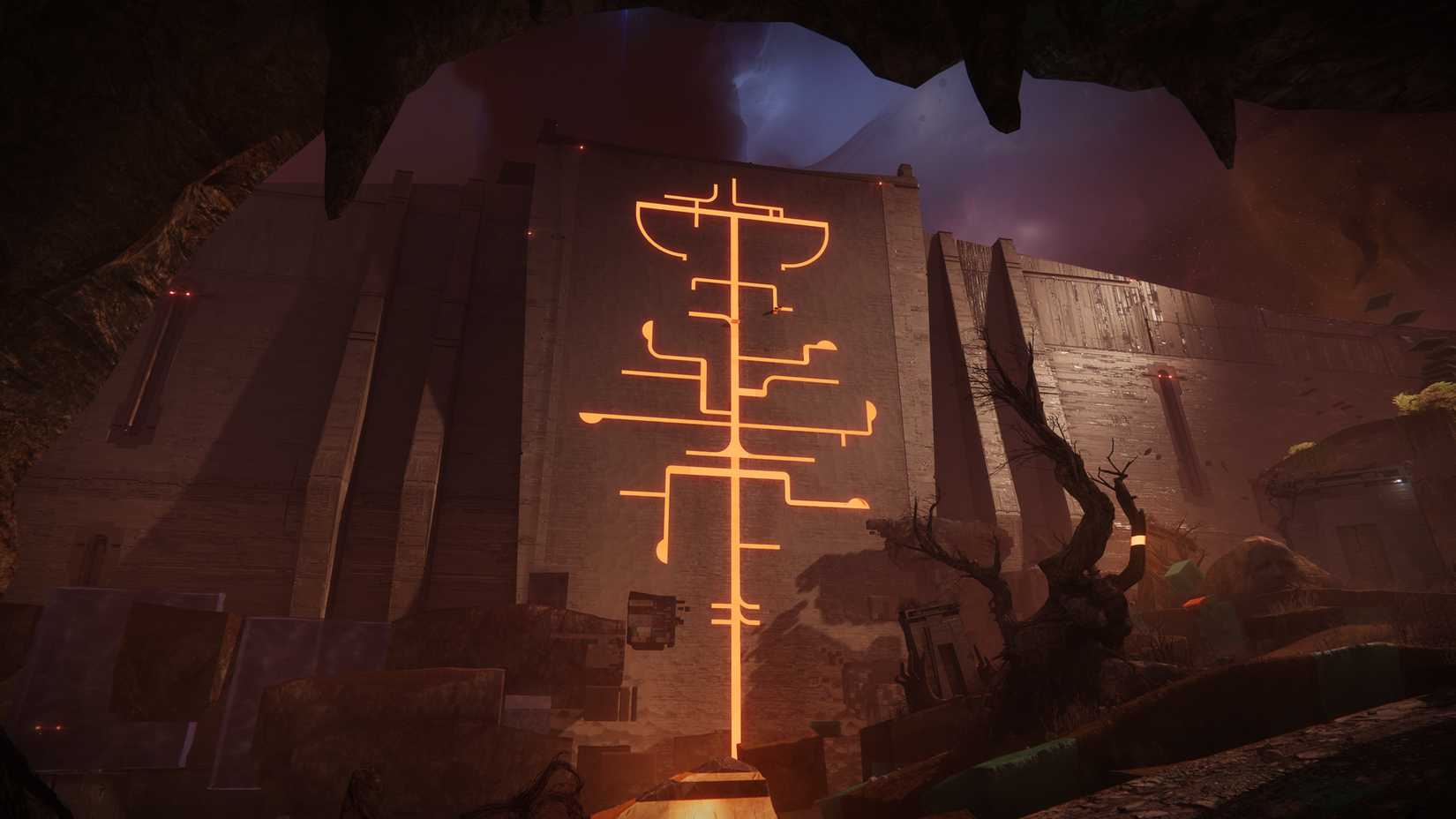 destiny 2 - screenshot of a location in the pale heart