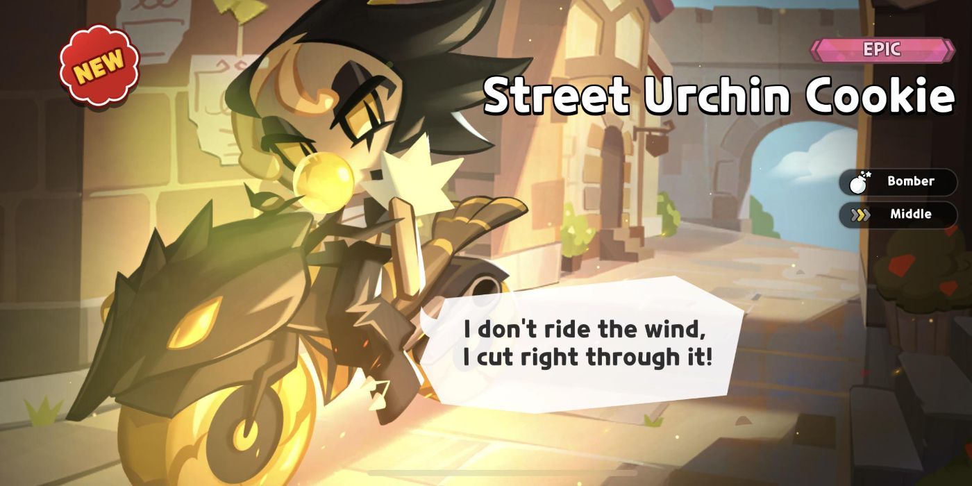 An image of Street Urchin Cookie, a Bomber Type Cookie from Cookie Run: Kingdom