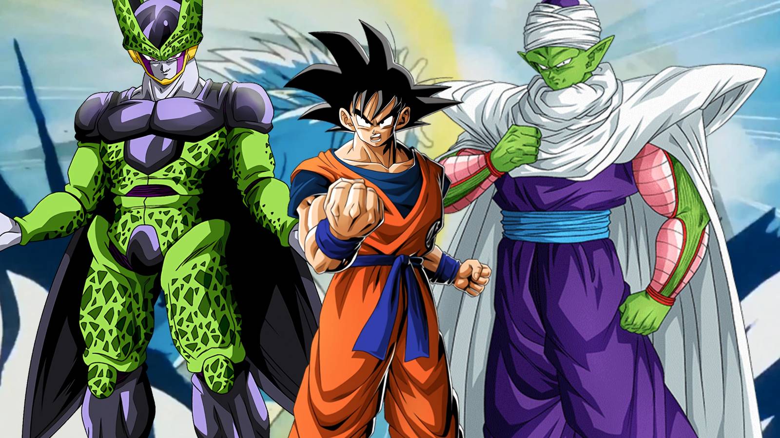 5 Most Creative Fighters In Dragon Ball, Ranked Goku Piccolo Perfect Cell - Featured
