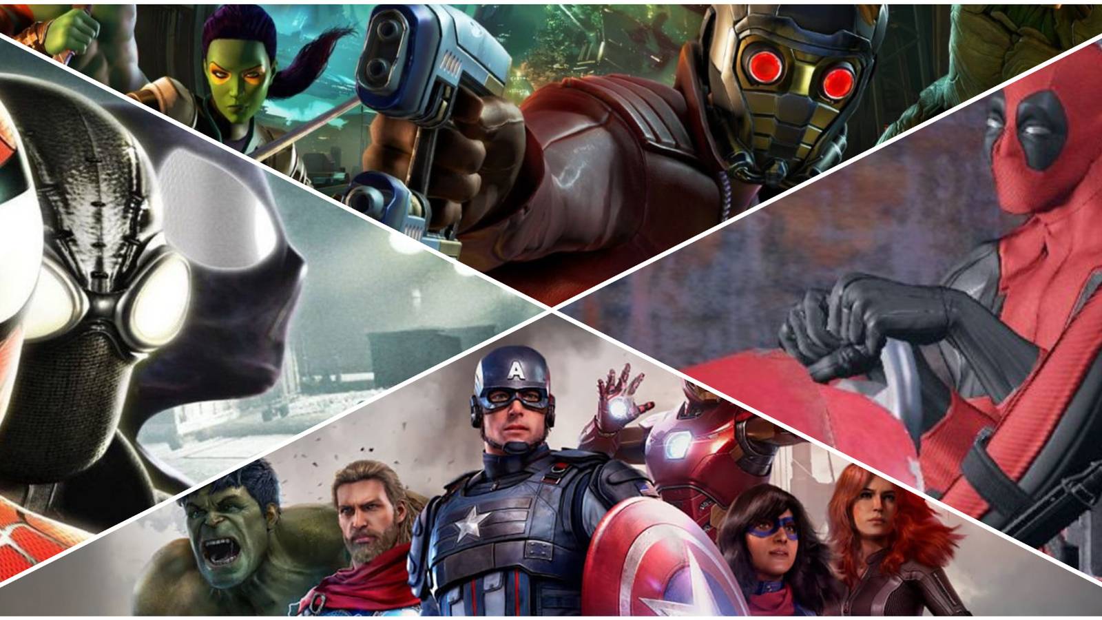 Unbuyable Superhero Games- Spider-Man: Shattered Dimensions Guardians of the Galaxy Marvel's Avengers Deadpool