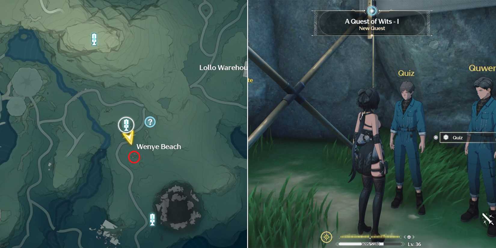 a quest of wits quiz answers in wuthering waves