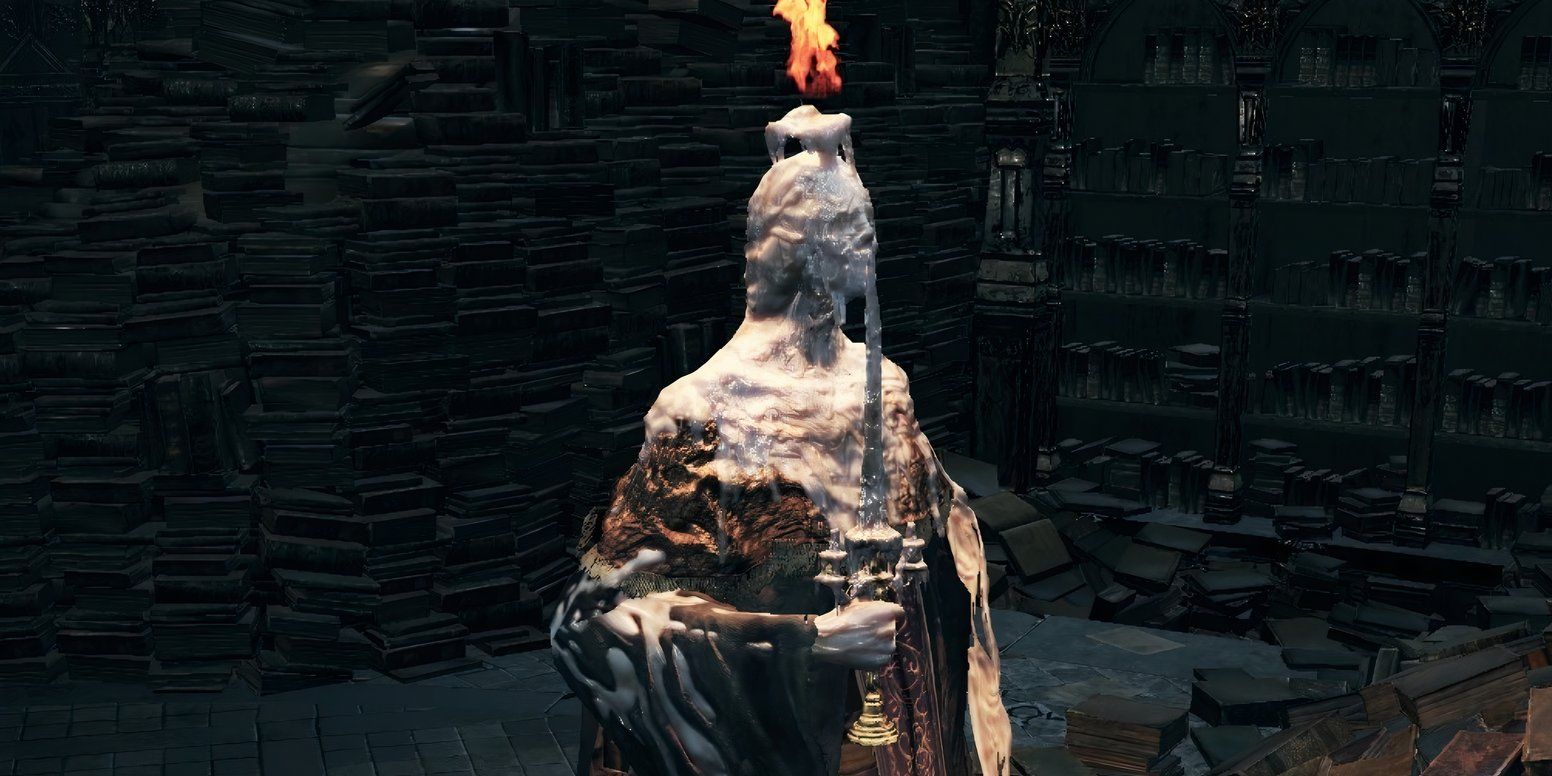 A Scholar in the Grand Archives in Dark Souls 3