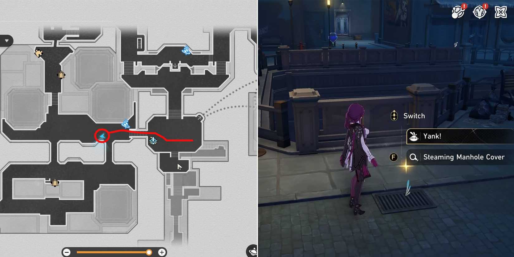 abundance steaming manhole cover location in honkai star rail